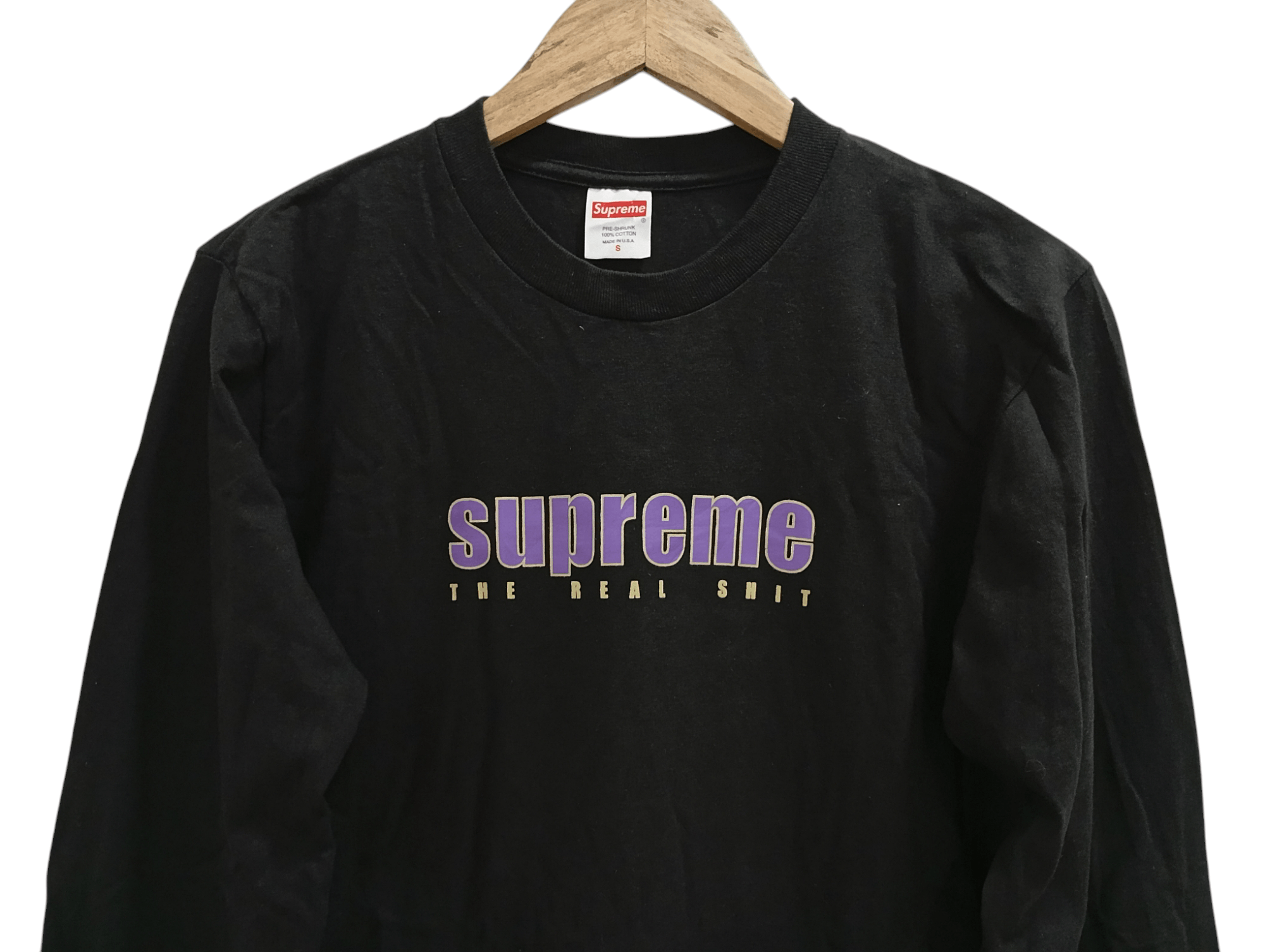 Supreme 🔥🔥Supreme The Real Shit LS T-Shirt Size US S / EU 44-46 / 1 - 14 Thumbnail