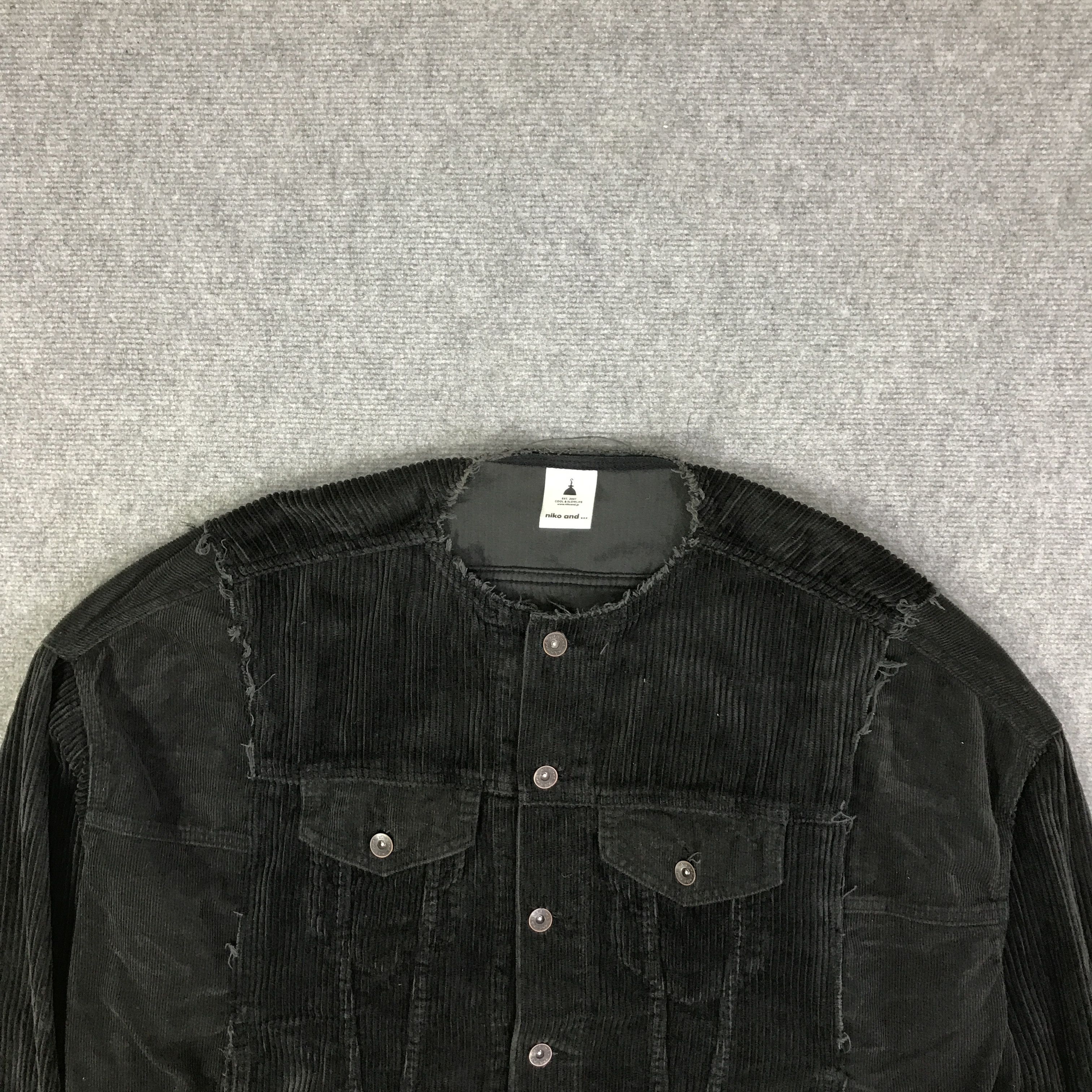 Japanese Brand NIKOAND PATCHWORD DESIGN OVERSIZE JACKET K96B2 Size US L / EU 52-54 / 3 - 2 Thumbnail