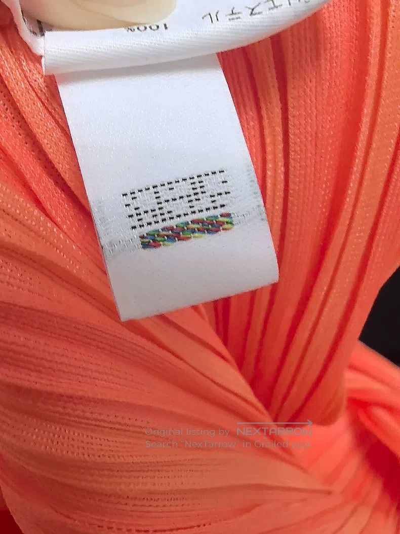 Issey Miyake Issey Miyake size:one size Pleated Top Coral Orange Size XXS / US 00 / IT 34 - 4 Thumbnail