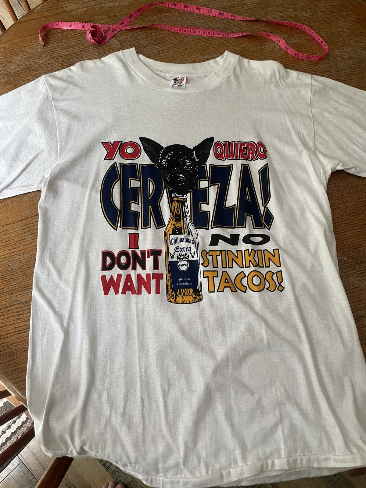 Vintage late 90s taco bell bootleg yo quiero tee Size US M / EU 48-50 / 2 - 1 Thumbnail