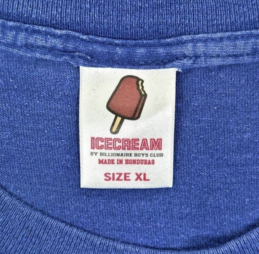 Icecream ICECREAM x Billionare Boys Club Blue Logo Crew Neck T Shirt Size US XL / EU 56 / 4 - 5 Thumbnail