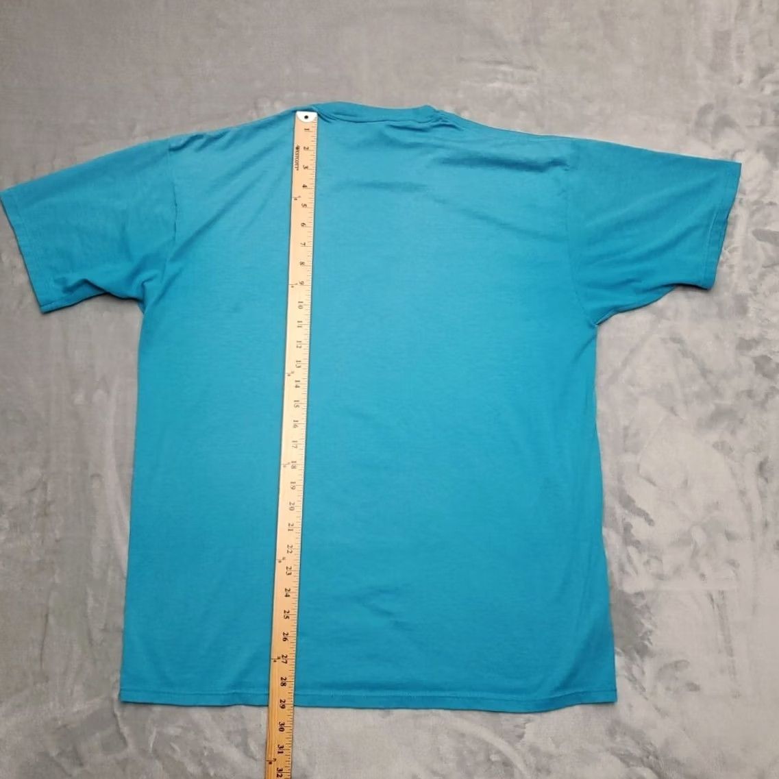 Jerzees VINTAGE Jerzees T Shirt Men XL Blue 50/50 Heavyweight Crewneck Made in USA Size US XL / EU 56 / 4 - 6 Thumbnail