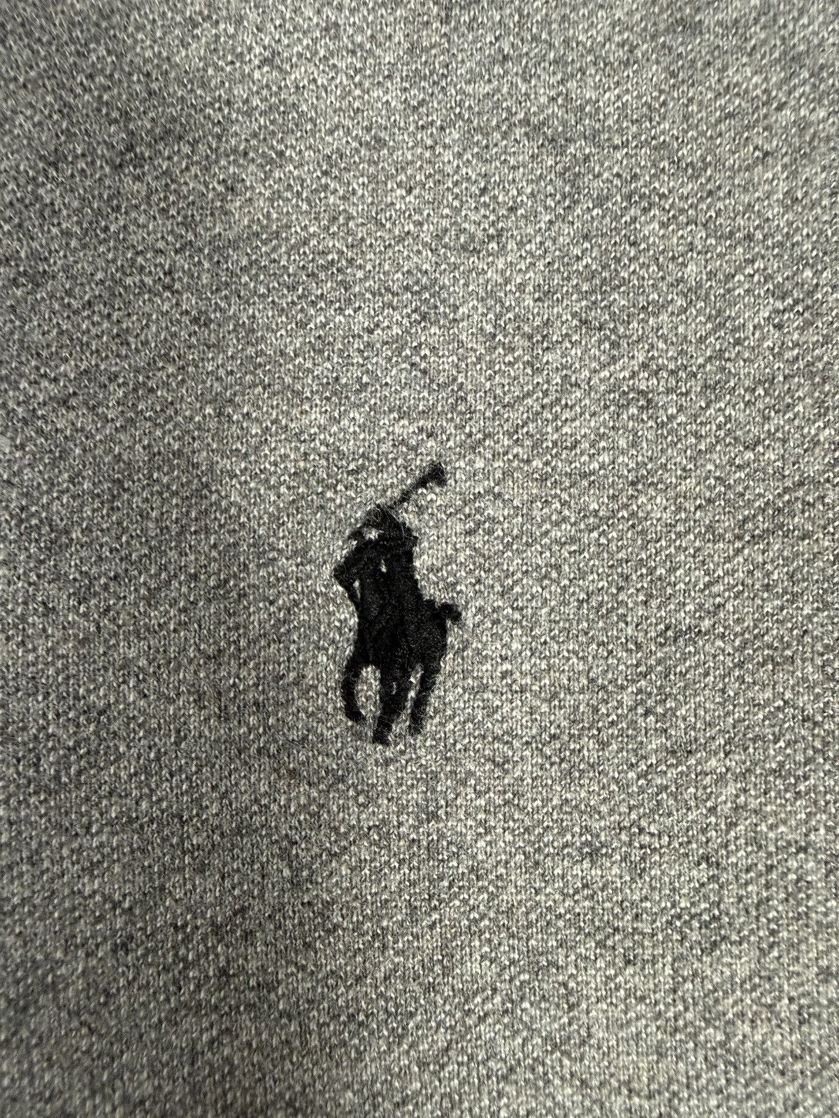 Polo Ralph Lauren Vintage Polo Ralph Lauren Gray Long Sleeve Polo Shirt Size US L / EU 52-54 / 3 - 3 Thumbnail