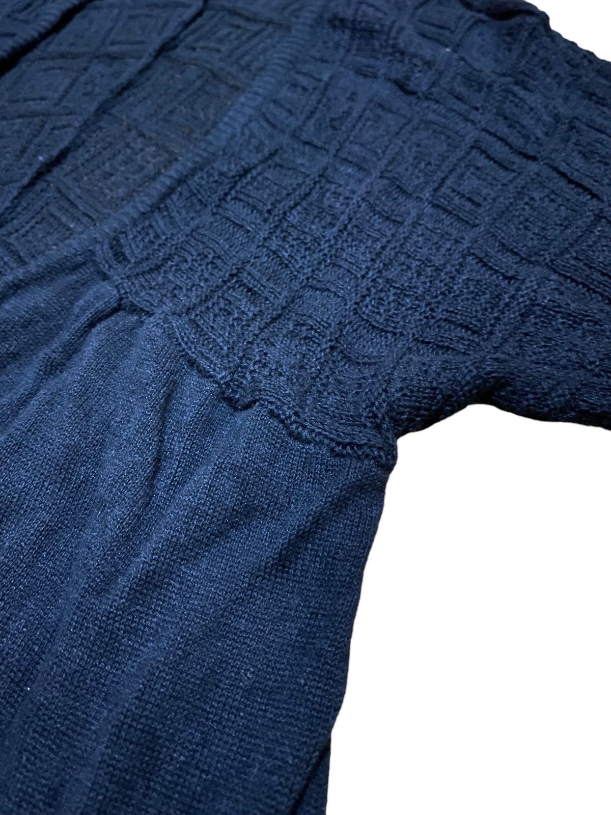 Issey Miyake 💥Issey Miyake Ne Net Knit Button Shirt Size S / US 4 / IT 40 - 5 Thumbnail
