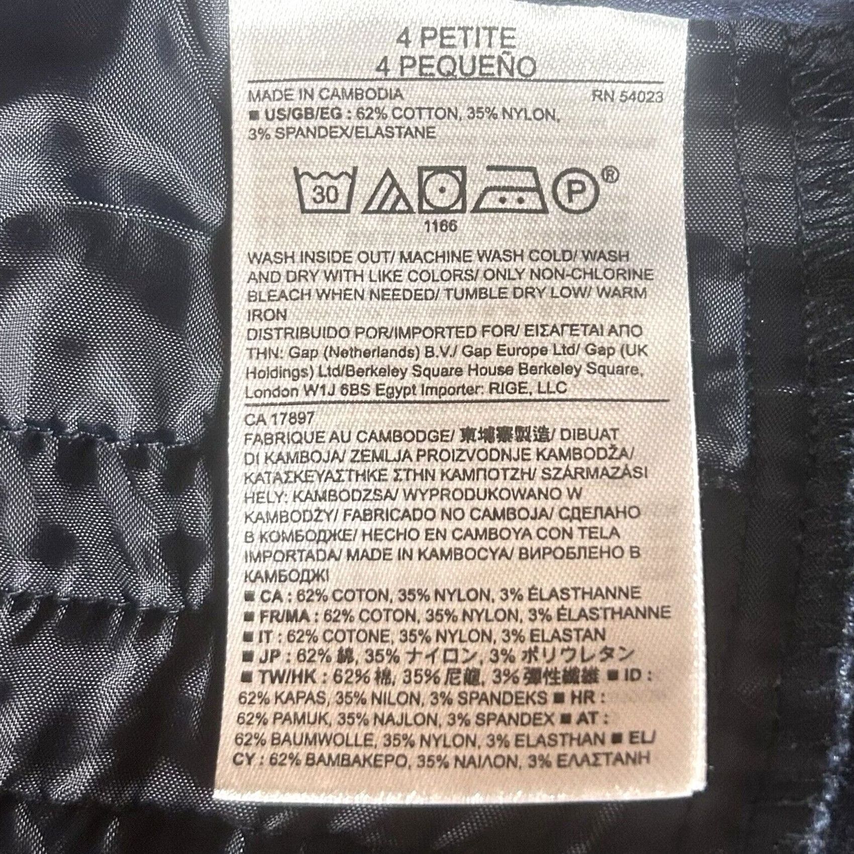 Banana Republic VINTAGE: No Banana Republic Pants Womens Petite 4P Mid Rise Curved Fit Straight Leg Banana Republic Size 27" / US 4 / IT 40 - 6 Thumbnail