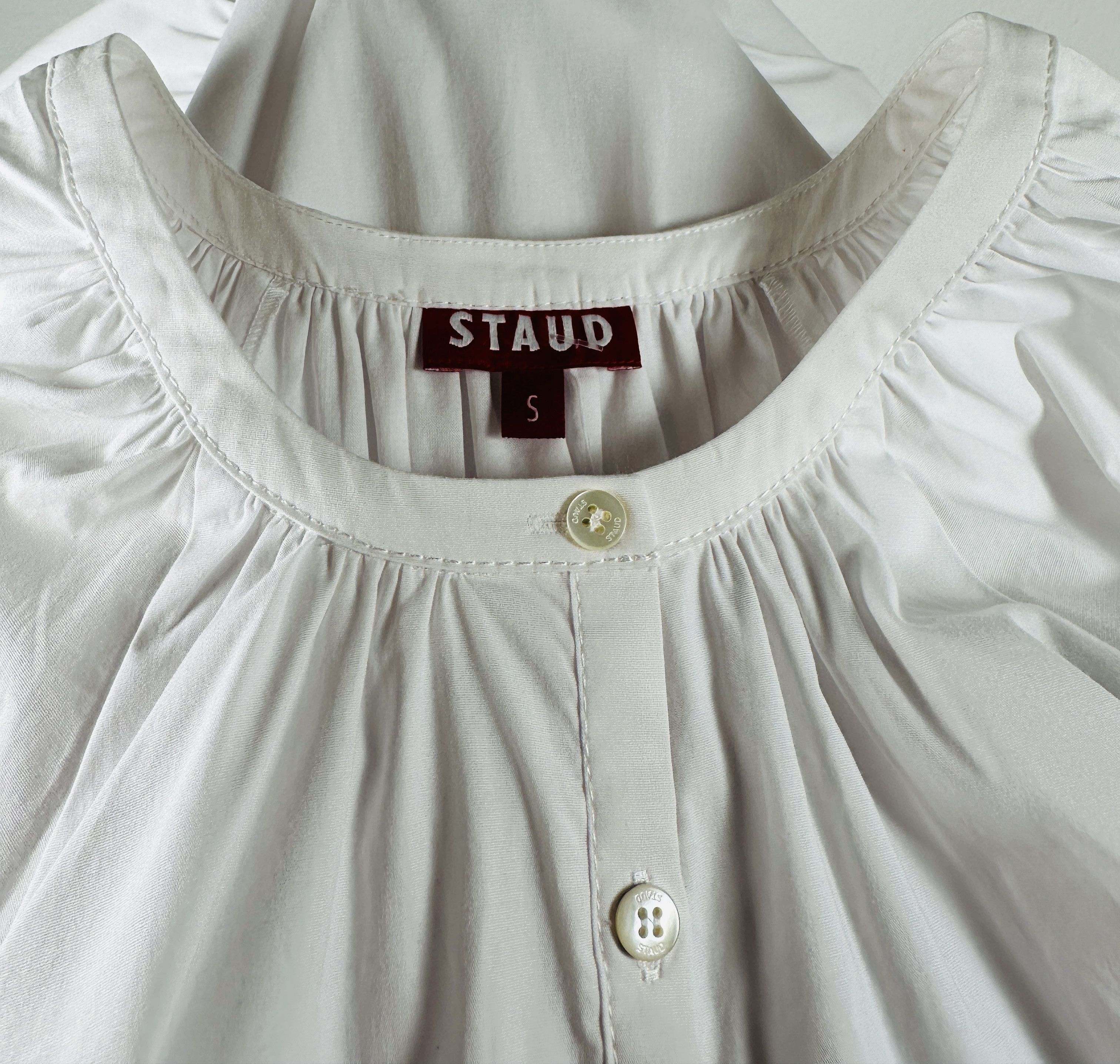 Staud Demi White Dress Size S / US 4 / IT 40 - 8 Thumbnail