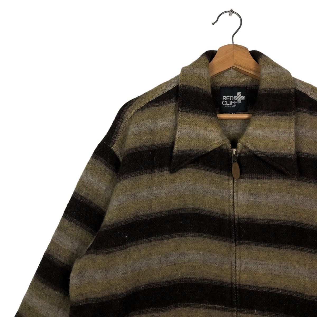 Japanese Brand 🔥80’s Vintage Wool Jacket Military Collection Red Cliff Size US M / EU 48-50 / 2 - 6 Thumbnail