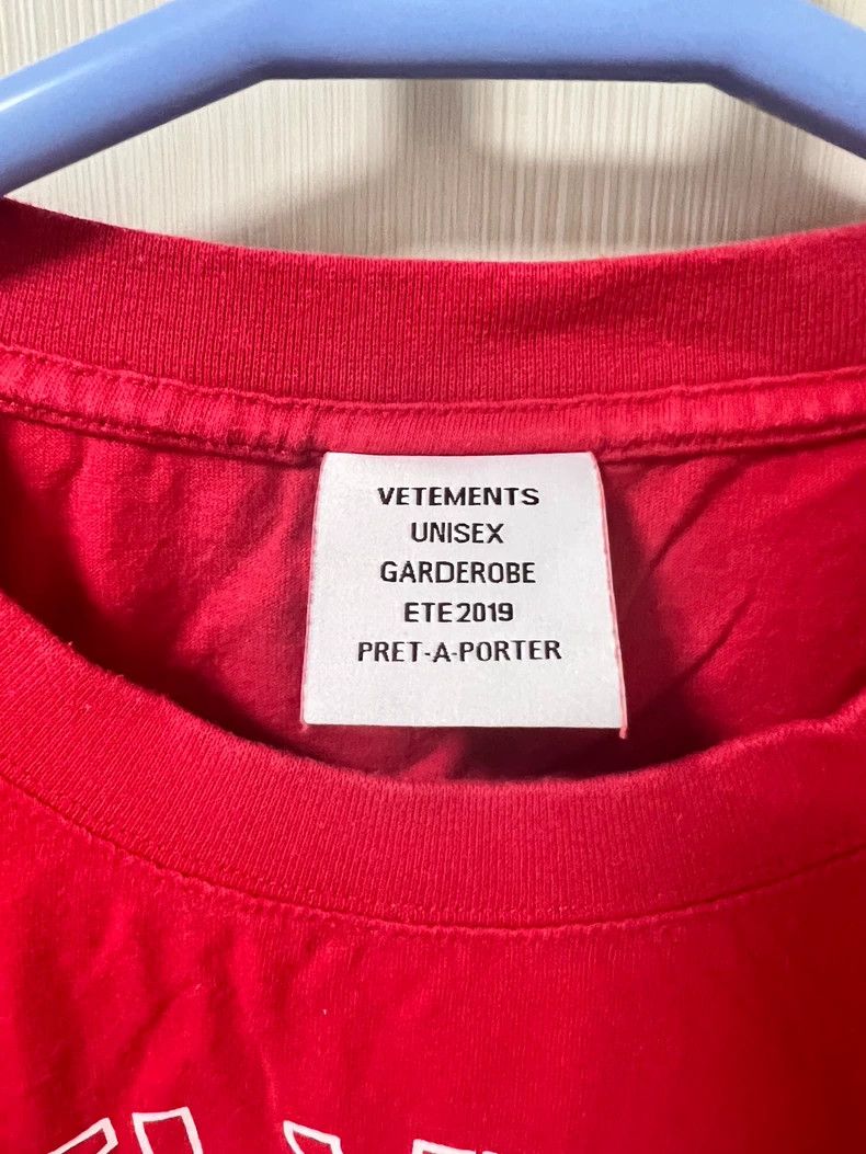 Vetements Vetements 2019 short-sleeve T-shirt with animal size L Size US L / EU 52-54 / 3 - 4 Thumbnail