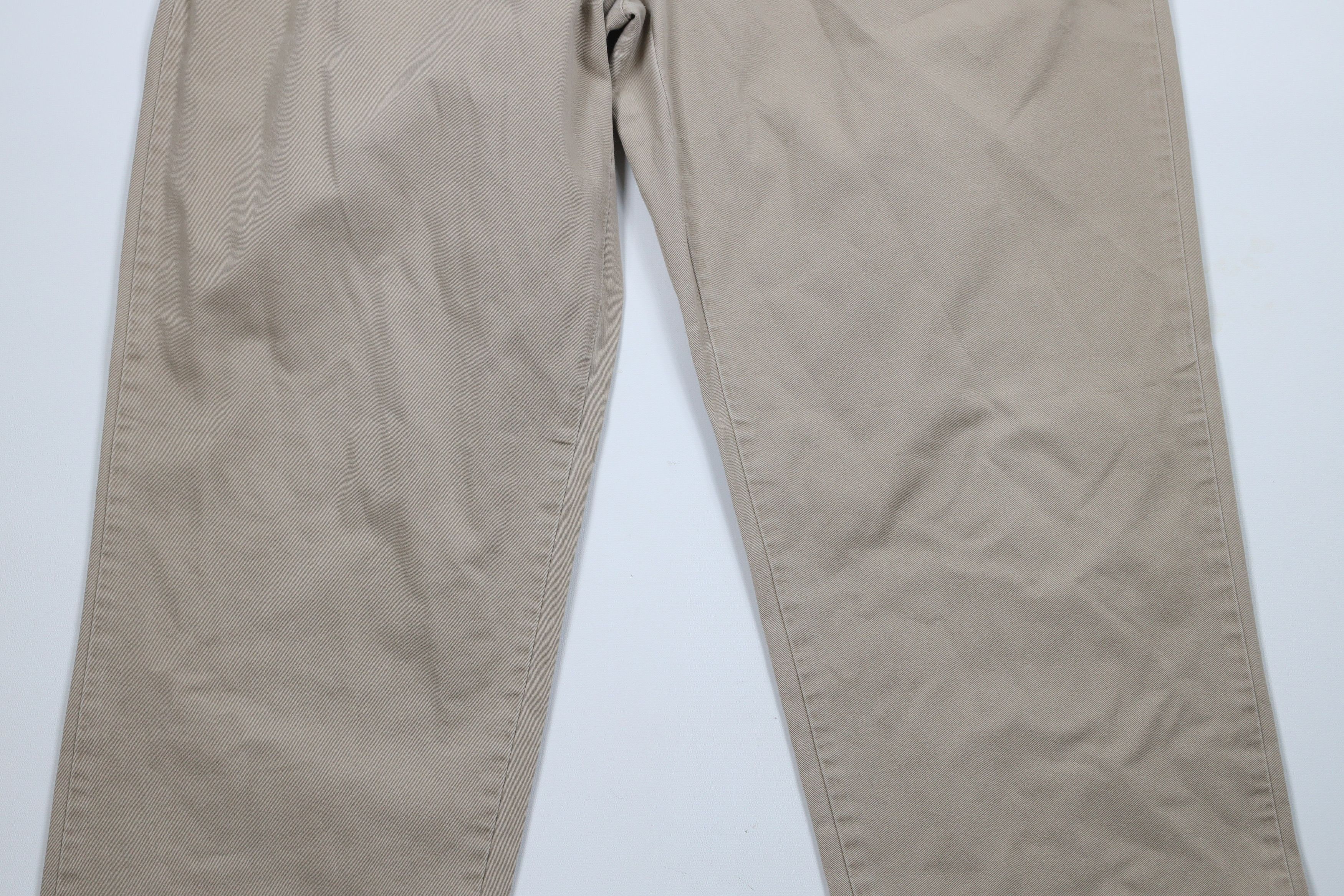 Ralph Lauren × Vintage Vintage 90s Ralph Lauren Chino Pants Beige Cotton USA Size US 36 / EU 52 - 3 Thumbnail