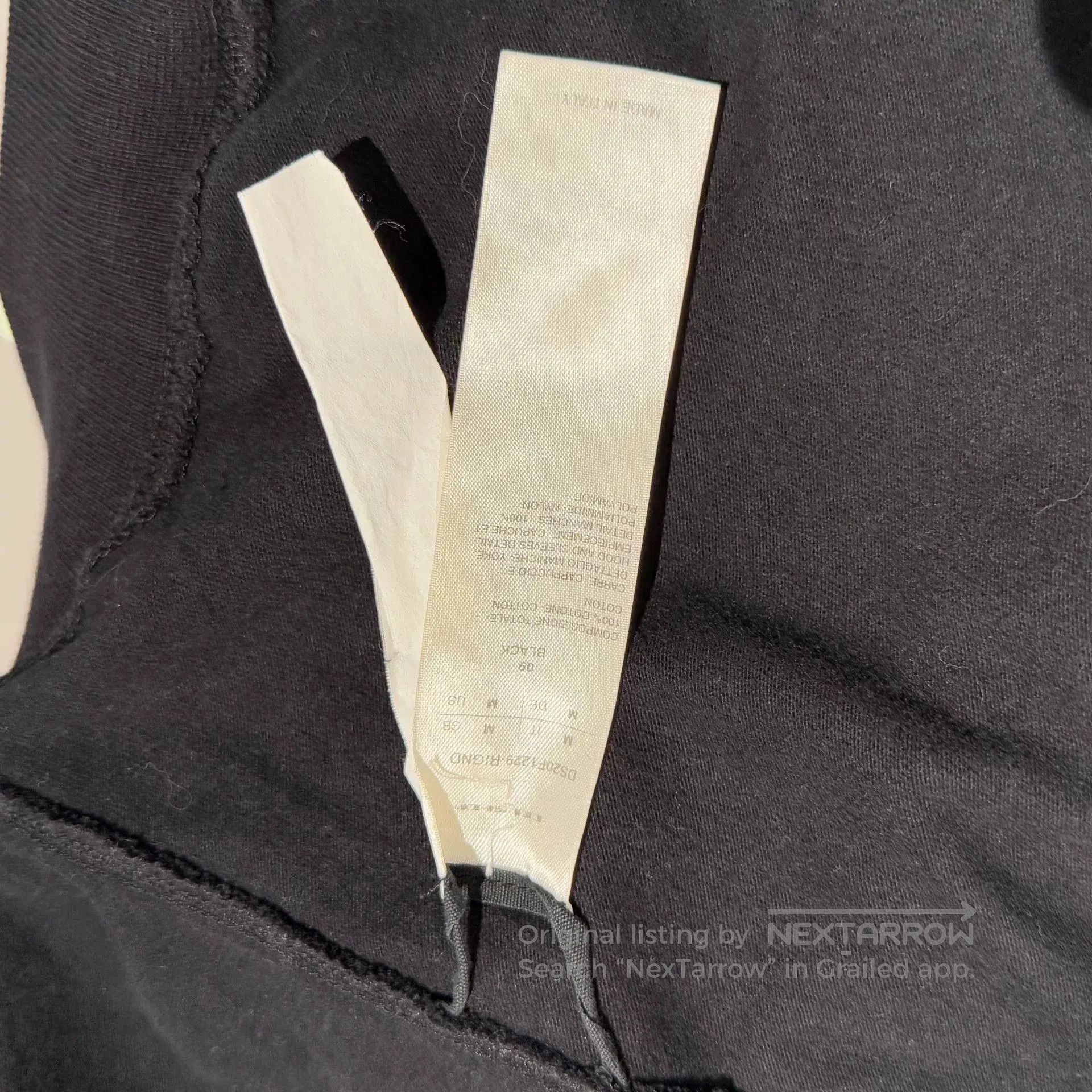 Rick Owens Rick Owens Hooded Zip Sweatshirt. Size US M / EU 48-50 / 2 - 5 Thumbnail