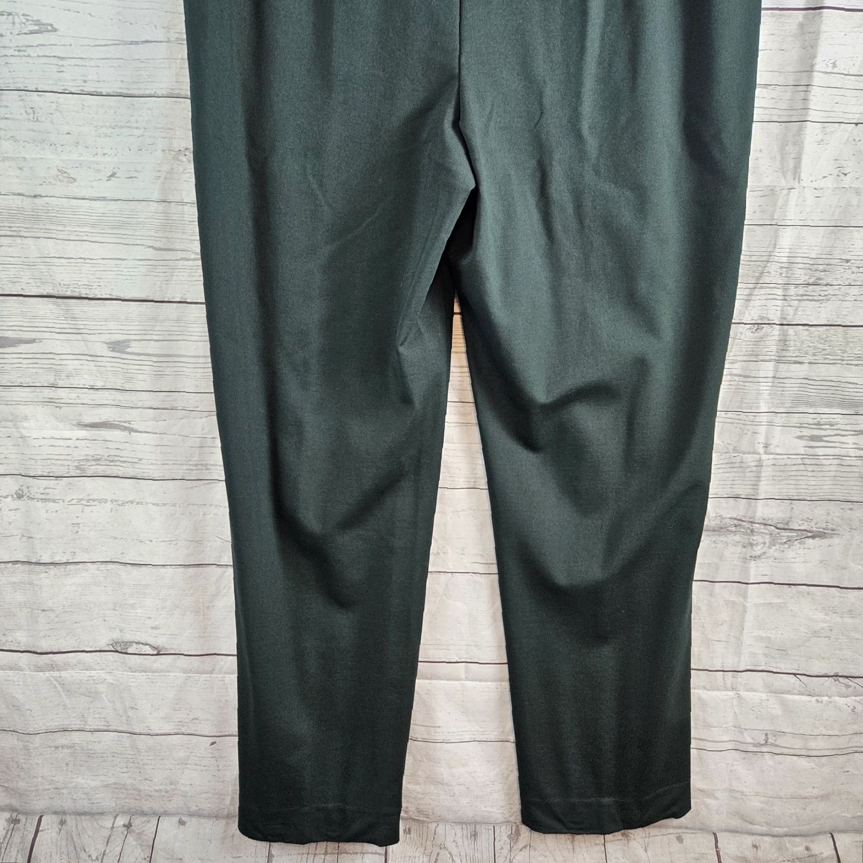 J. Jill J. Jill Womens Ponte Slim Leg Pants XL Evergreen Pull On High Rise Size 40" / US 18 - 5 Thumbnail