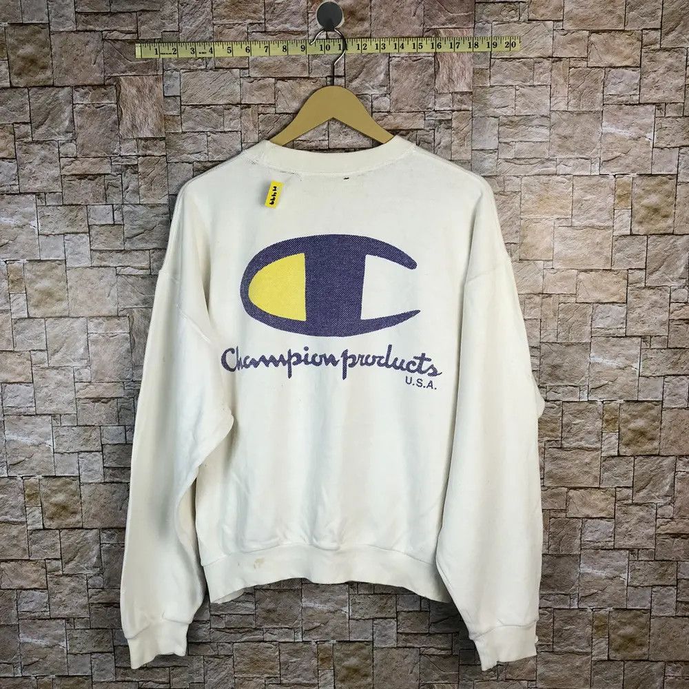 Champion 95' Champion Fukushima Marathon b4 nuclear sweatshirt #A494 Size US XL / EU 56 / 4 - 15 Thumbnail