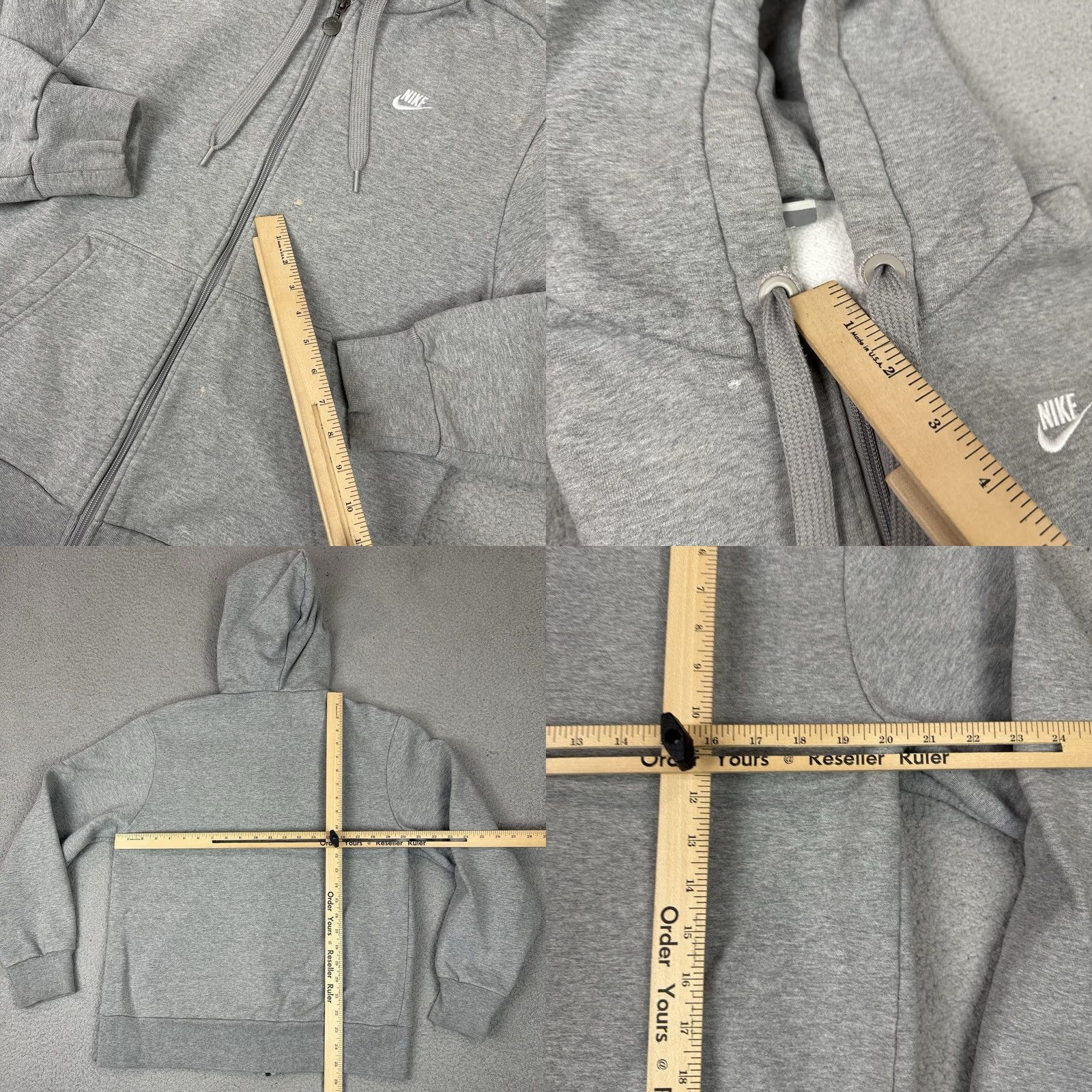 Nike Nike Sweater Mens M Gray Swoosh Outdoors Hoodie Sweatshirt Embroidered M Size US M / EU 48-50 / 2 - 8 Thumbnail