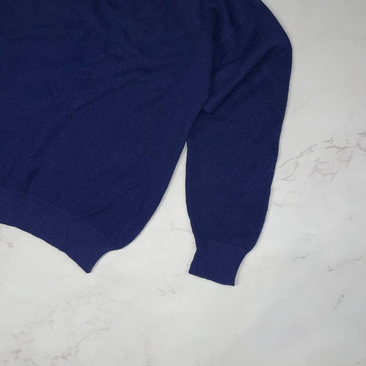 Lacoste LACOSTE VNECK SWEATER Izod Navy Blue Size XL Size US XL / EU 56 / 4 - 12 Thumbnail