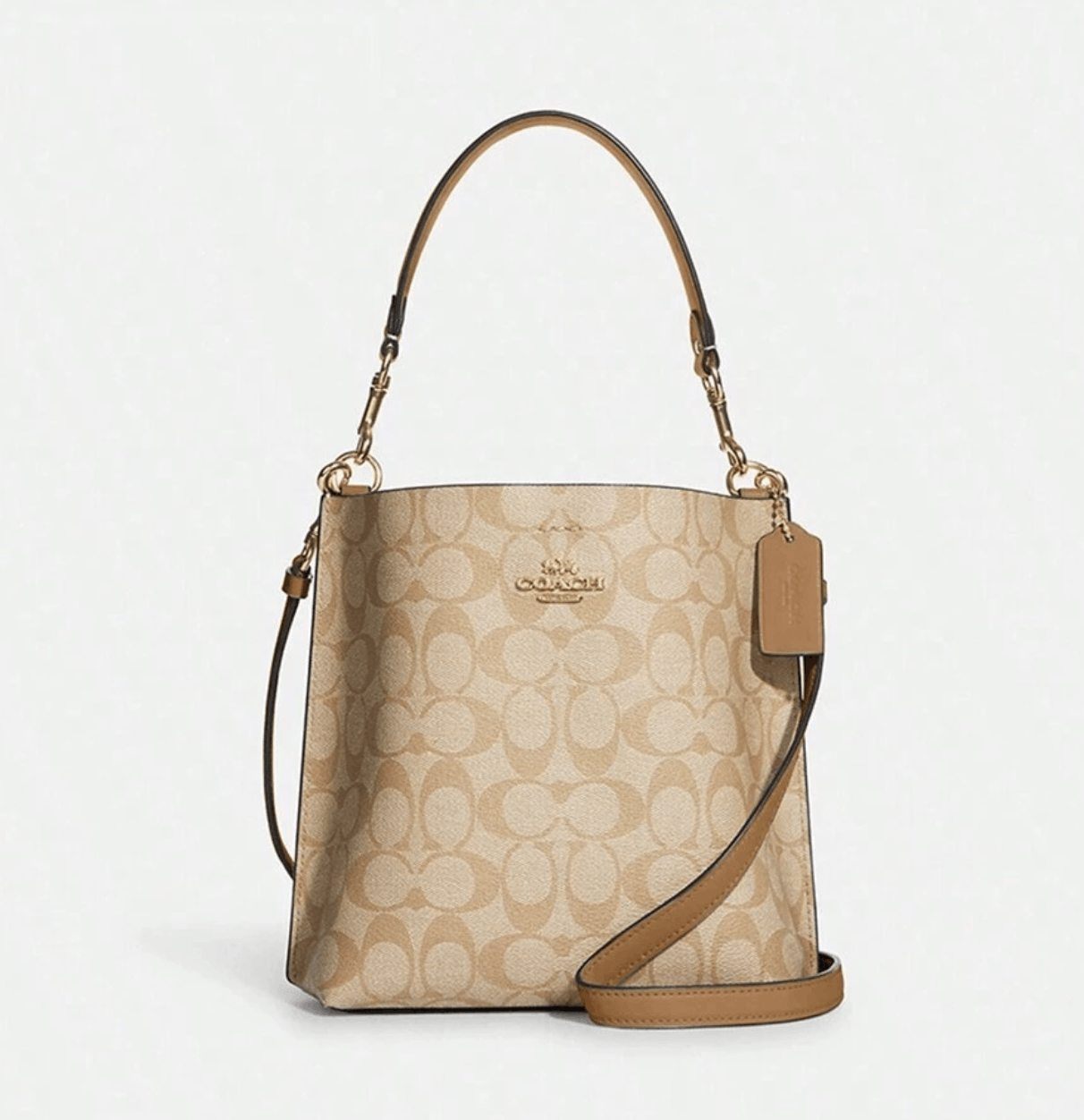 Coach COACH Mollie Bucket Bag 22 In Signature Canvas Bag CA582 Size ONE SIZE - 3 Thumbnail