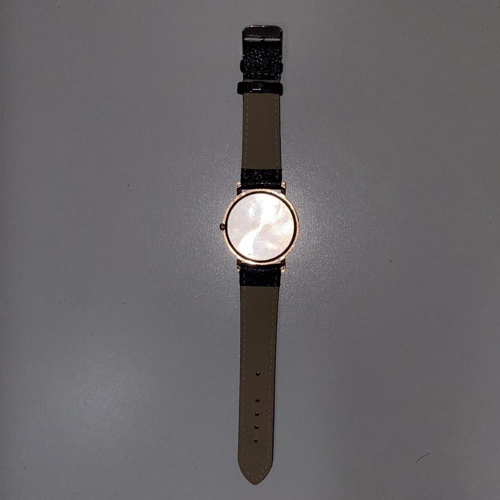 Designer NWOT Faux Leather Sugar Skull Watch Size ONE SIZE - 6 Thumbnail