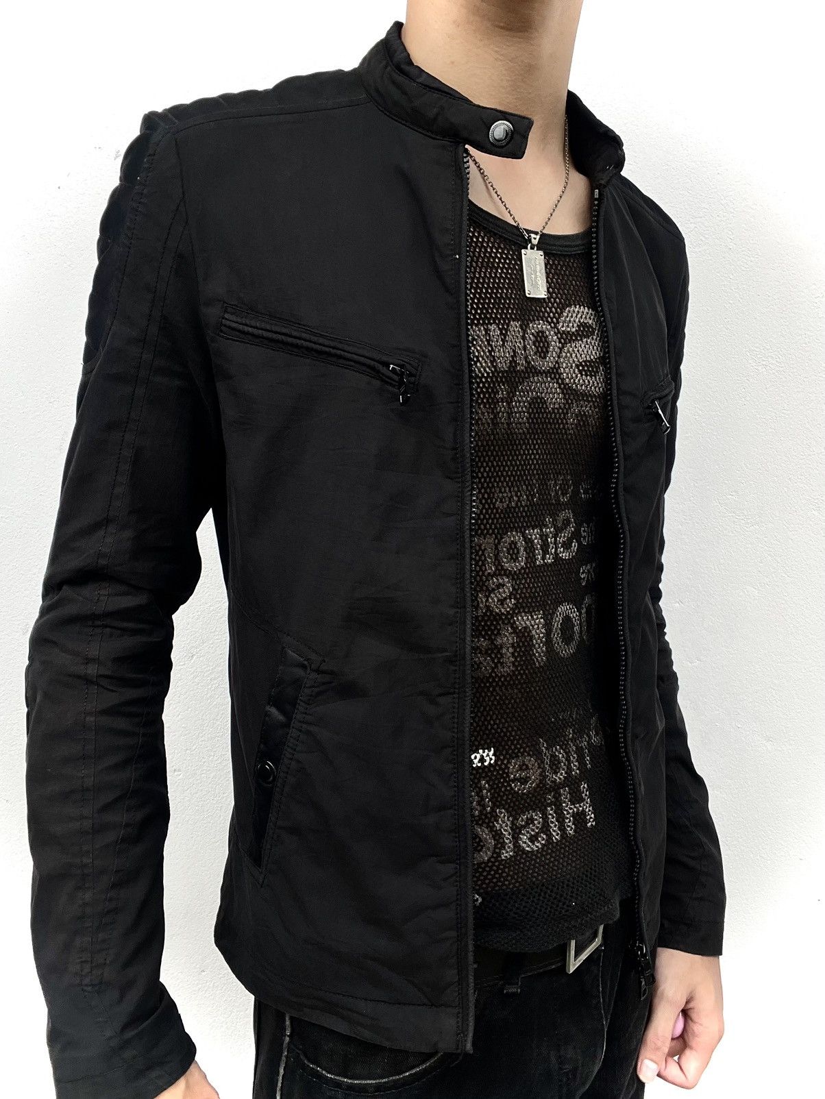 Armani Exchange 2000 Armani Exchange Biker Jacket Size US S / EU 44-46 / 1 - 4 Thumbnail