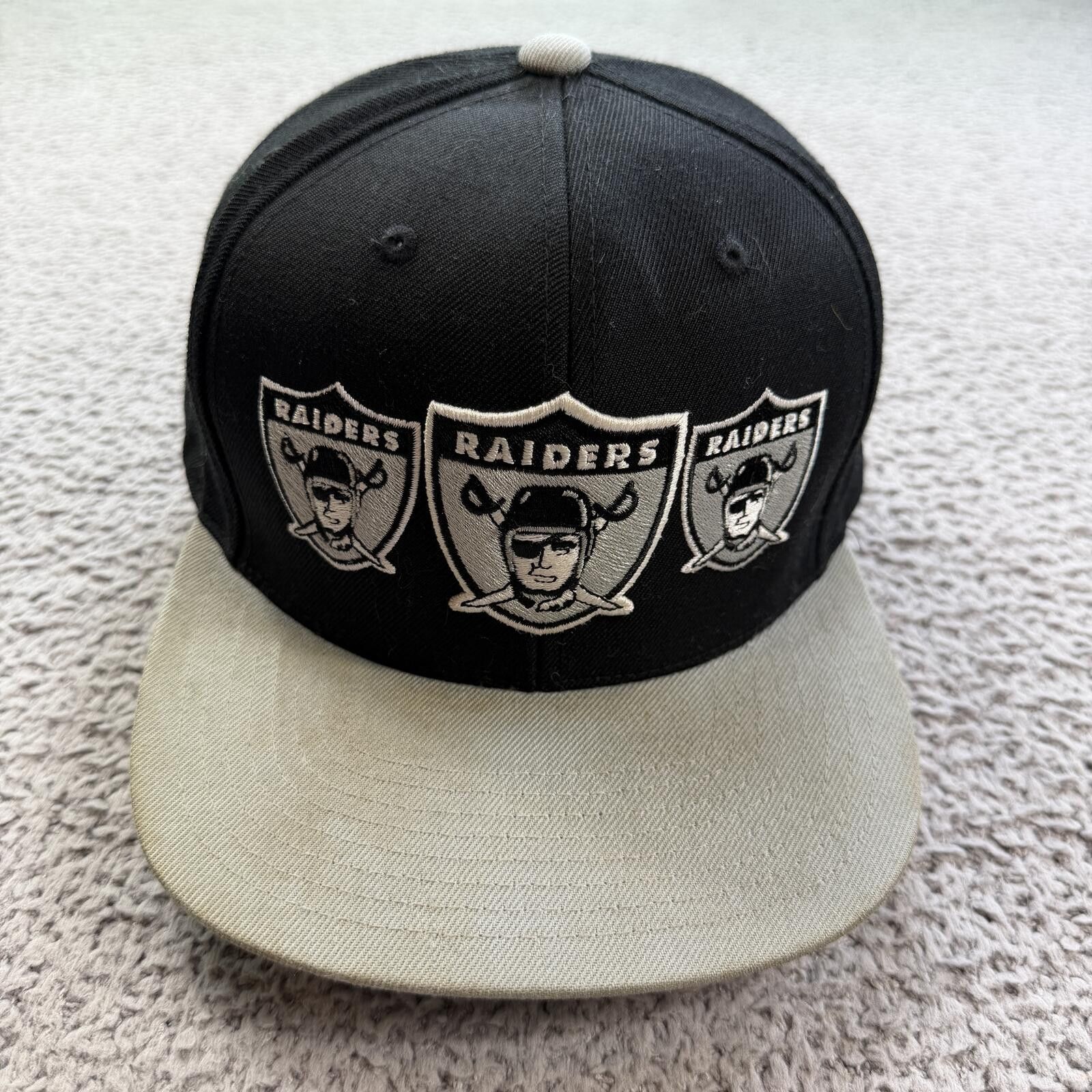 Mitchell & Ness Mitchell & Ness Las Vegas Raiders Snapback Hat Black NFL Size ONE SIZE - 1 Thumbnail