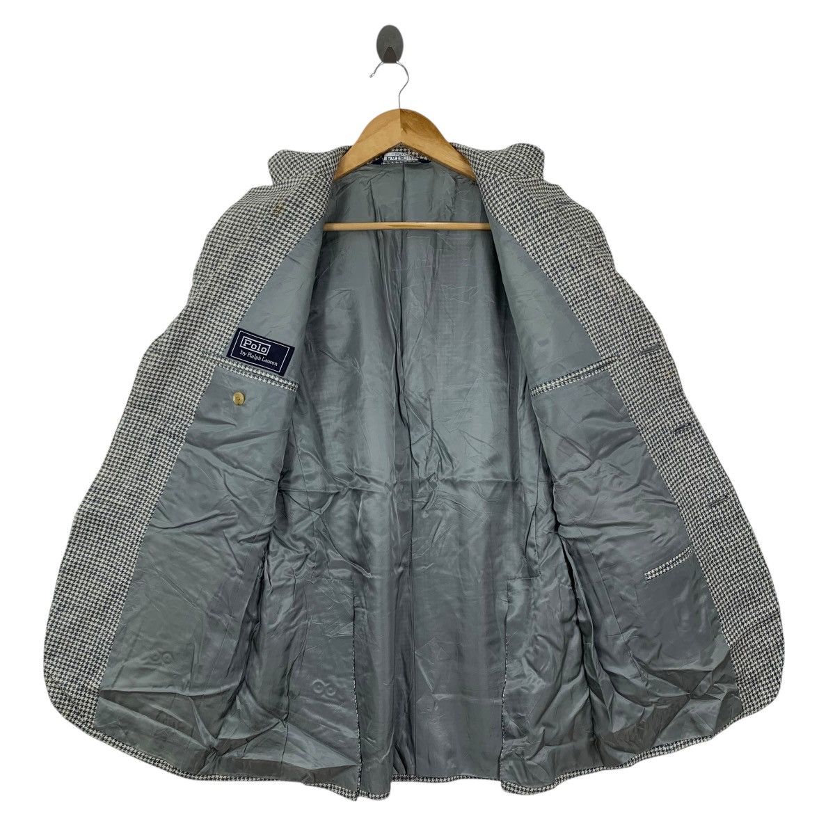 Polo Ralph Lauren Vintage POLO RALPH LAUREN Herringbone Coat Jacket Size US L / EU 52-54 / 3 - 3 Thumbnail