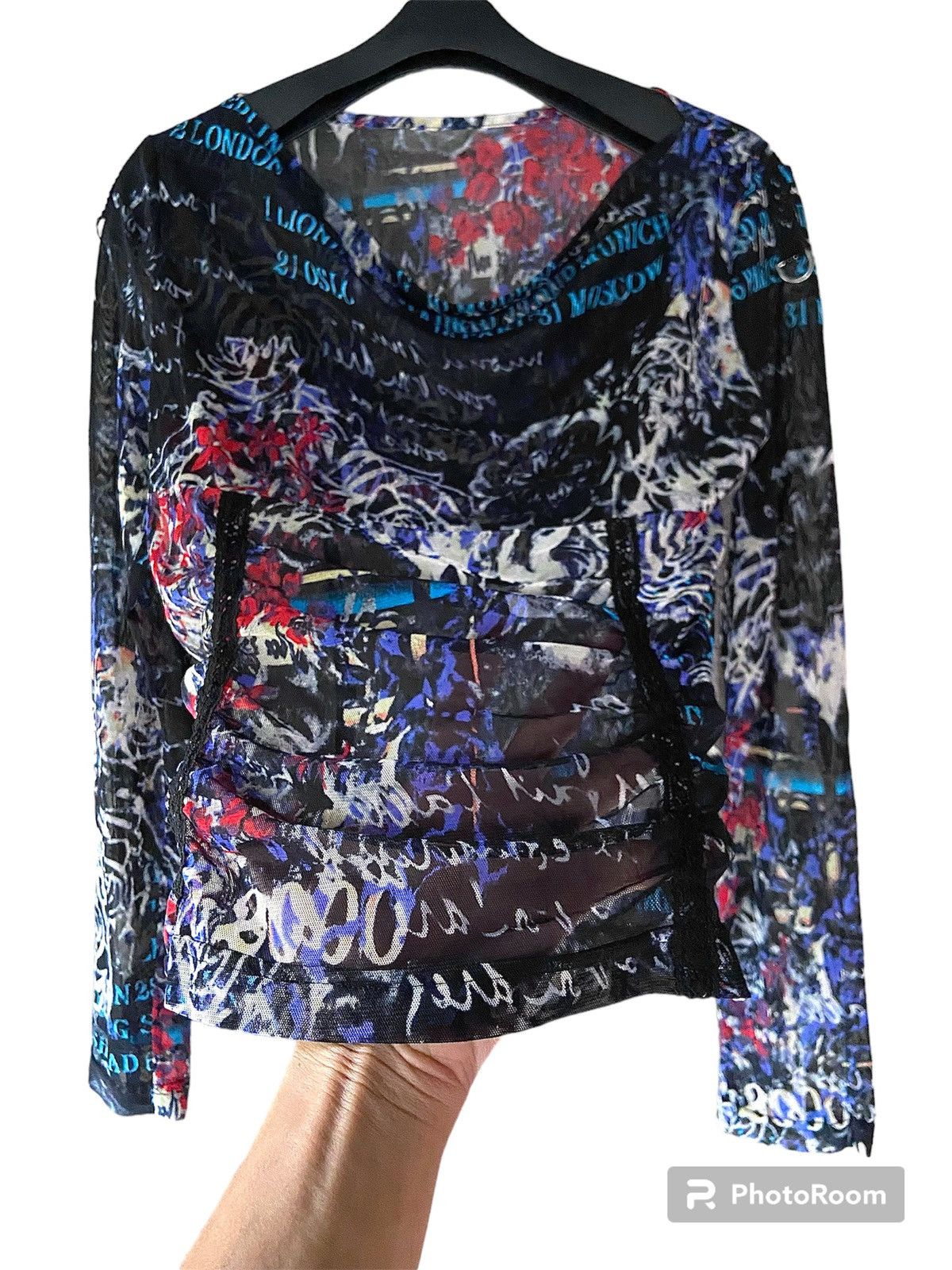 Hysteric Glamour JAPANESE MESH TOP ART PRINTED Size US XS / EU 42 / 0 - 5 Thumbnail