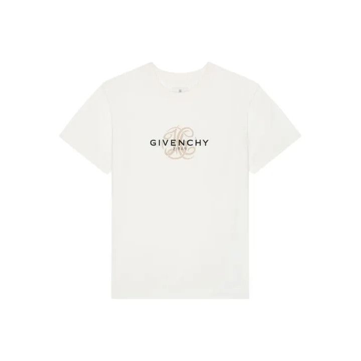 Givenchy Givenchy Reverse Logo Print Crewneck Short-Sleeve T-Shirt Size US XXS / EU 40 - 1 Thumbnail