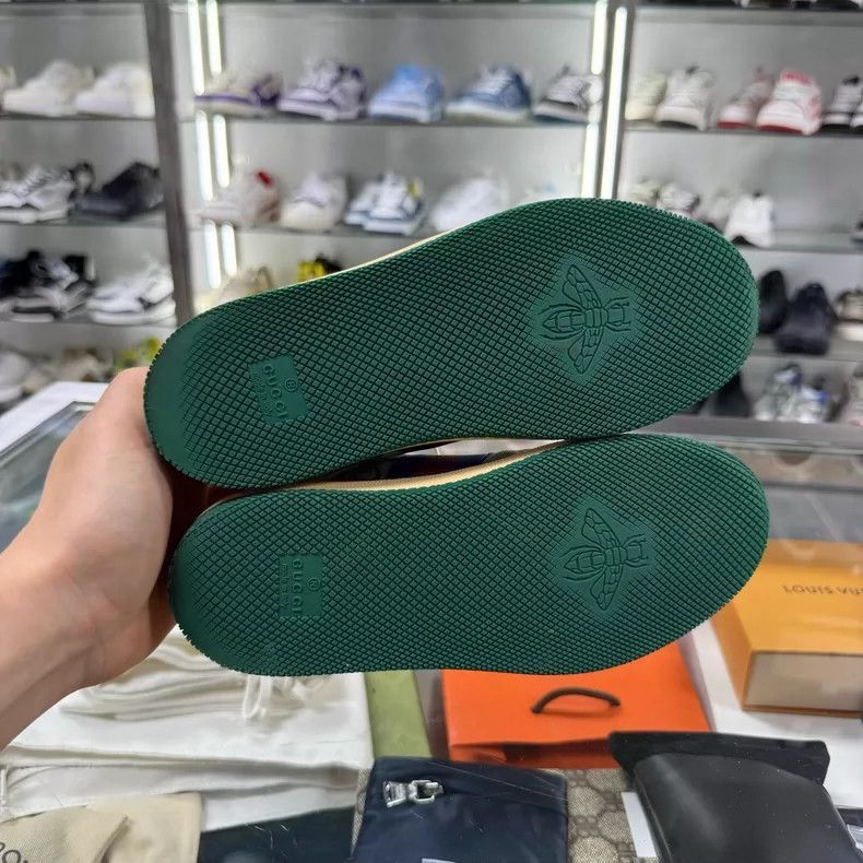 Gucci GUCCI Blue Tail Dirty Sneakers Size 33-2505 Size US 4 / IT 34 - 3 Thumbnail
