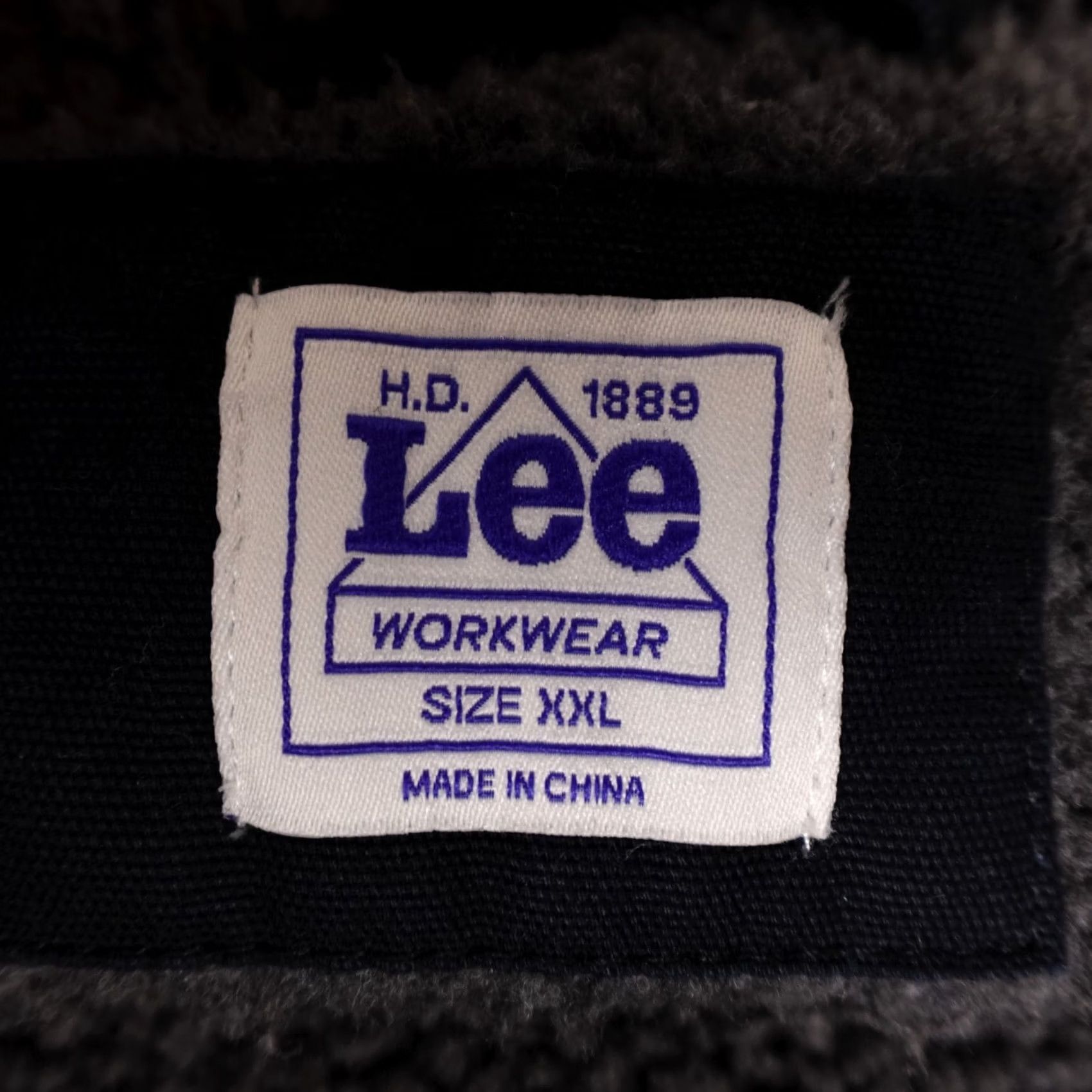 Lee VINTAGE Lee Vest Mens 2XL Black Canvas Lined Full-Zip Distressed Workwear Jacket/Coat Bomber Style Size US XXL / EU 58 / 5 - 3 Thumbnail