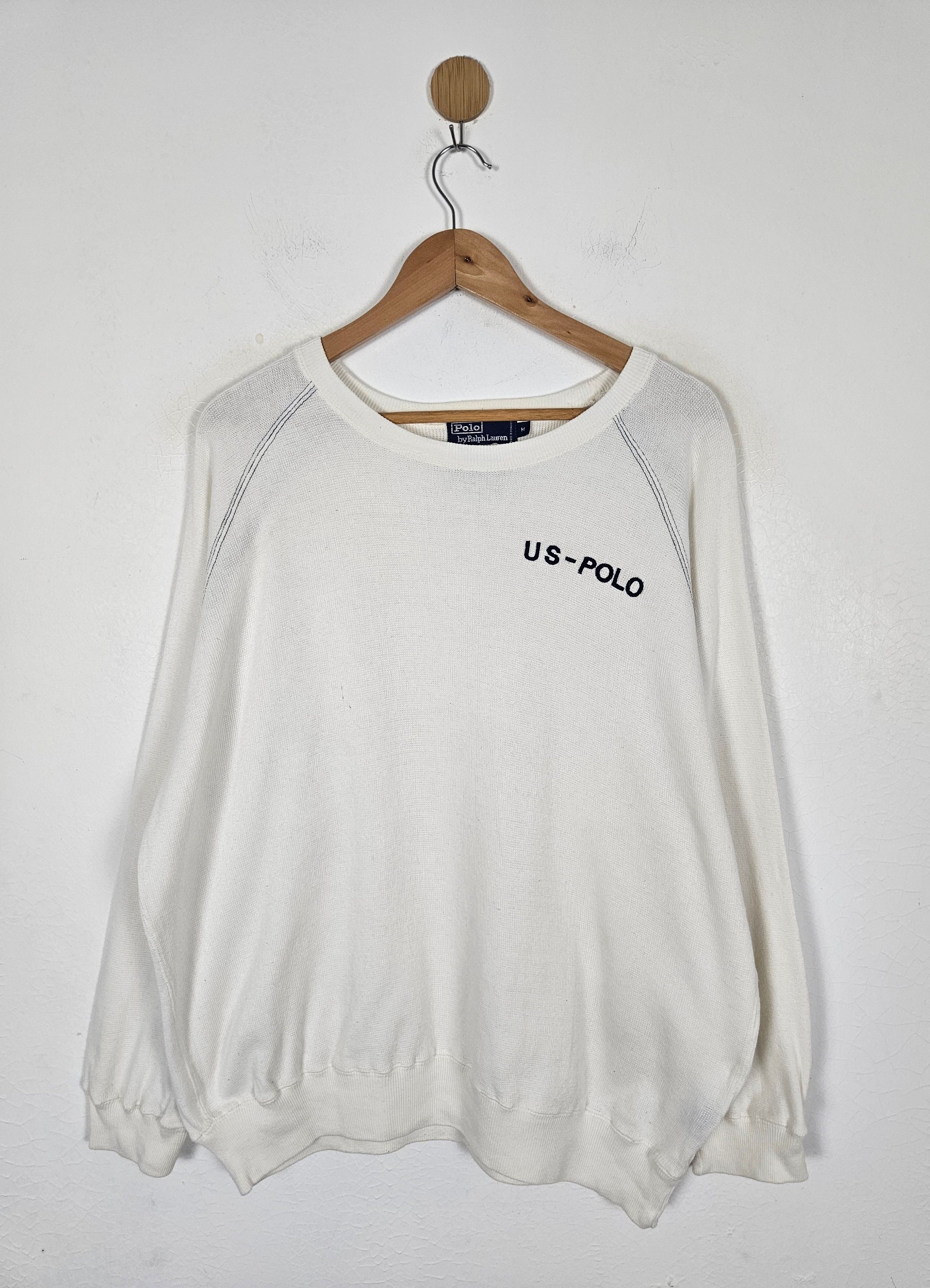 Polo Ralph Lauren Vintage Polo Ralph Lauren US-POLO Sweatshirt Size US M / EU 48-50 / 2 - 1 Thumbnail