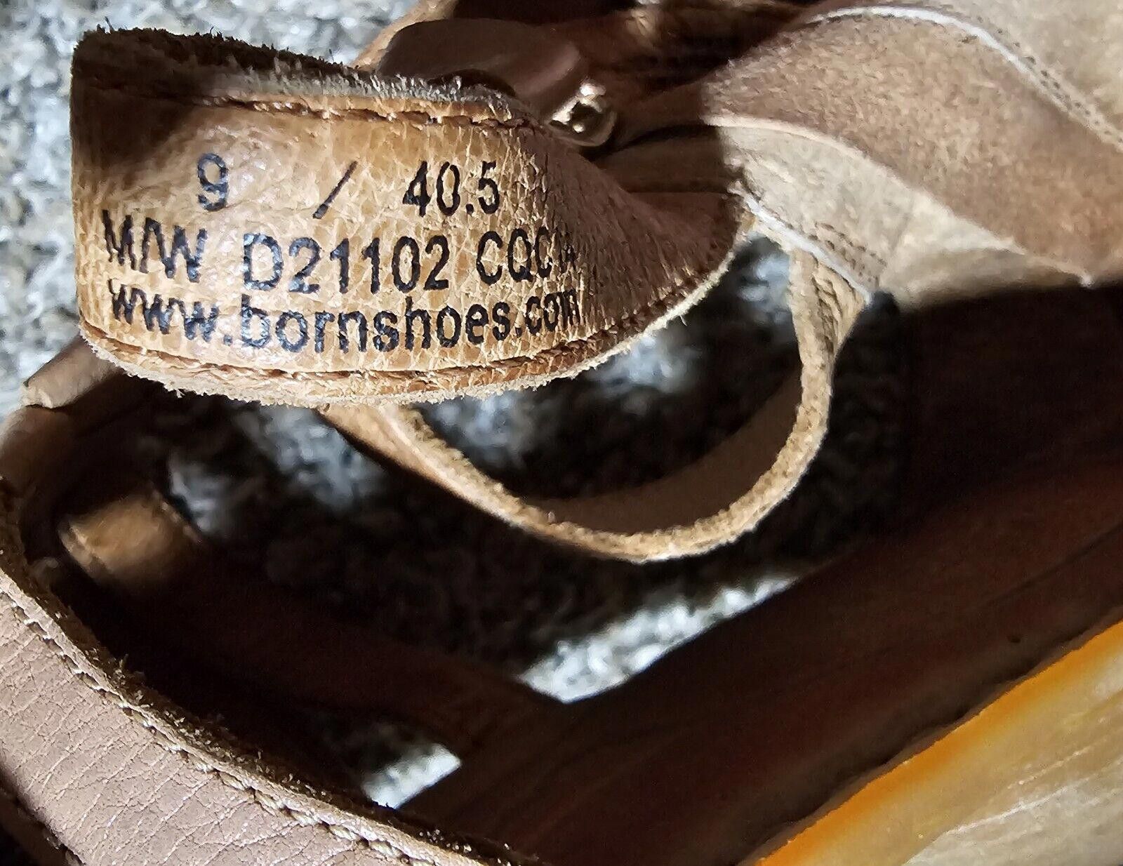 Designer B.O.C. Born 9 Gladiator Straps Leather Sandals Casual Size US 9 / IT 39 - 9 Thumbnail