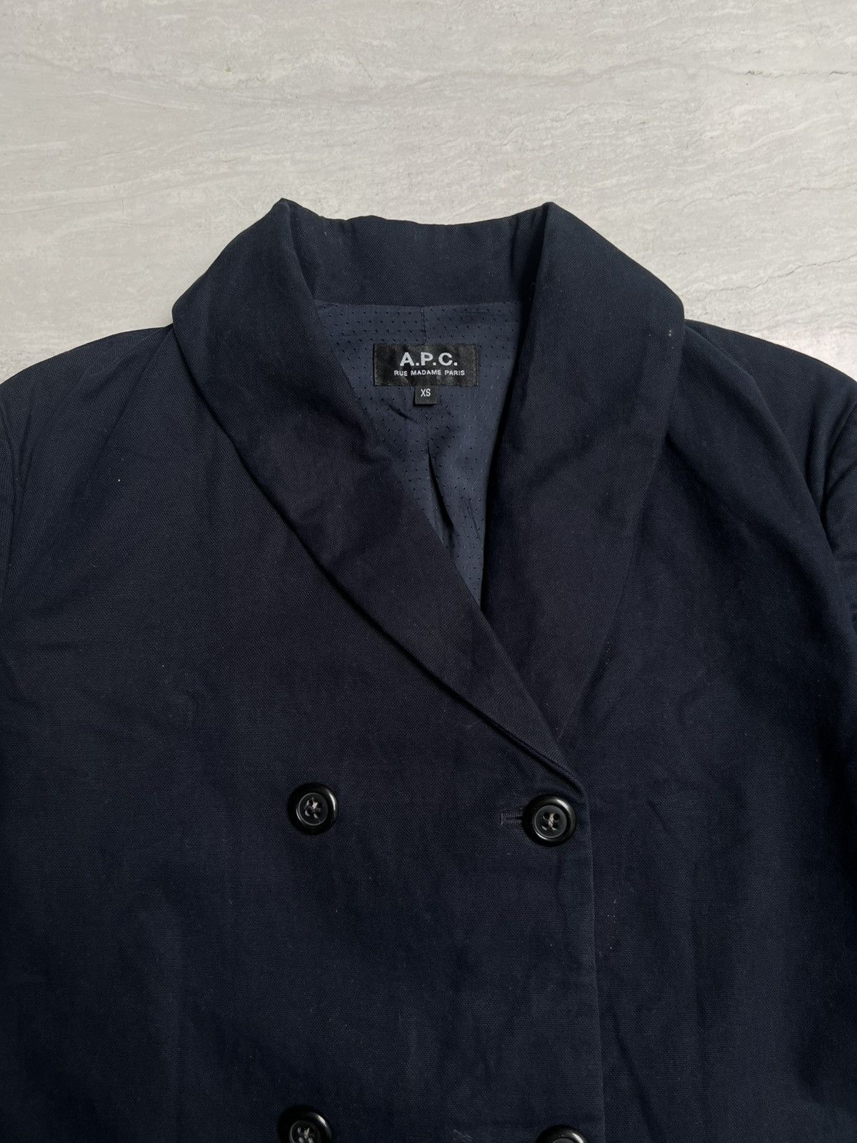 A.P.C. A.P.C Double-breasted Navy Suit Blazers Size US S / EU 44-46 / 1 - 4 Thumbnail