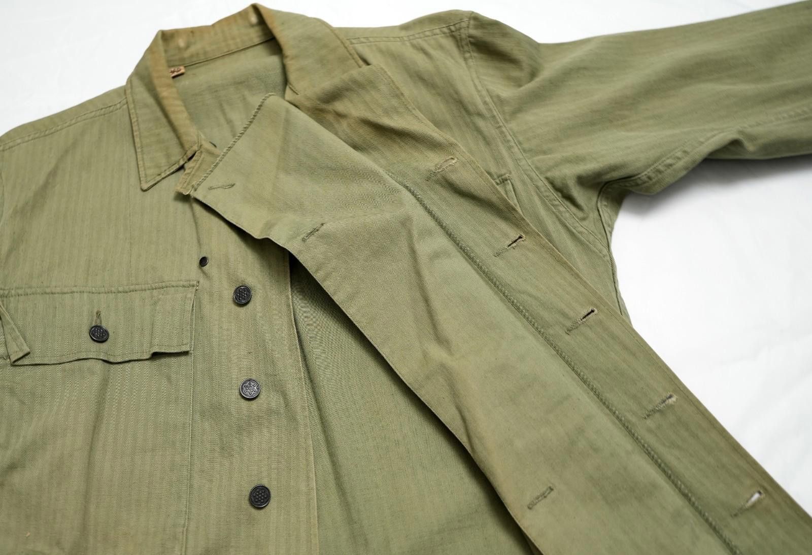 Other WWII US Army HBT Field Work Jacket - Small Size ONE SIZE - 10 Thumbnail