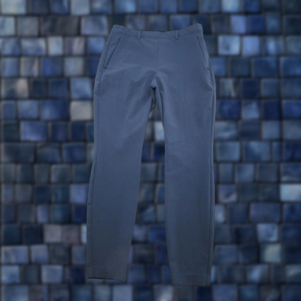 Vintage Duluth Trading Women's Side Zip Pockets Blue Stretch Athletic Pants Size 8 Size 30" / US 8 / IT 44 - 1 Thumbnail
