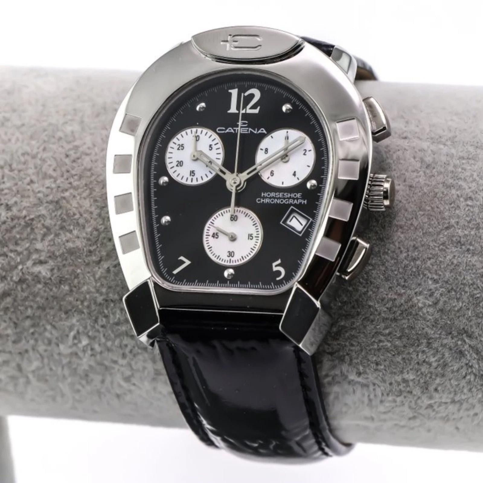 Other Catena Swiss Chronograph Watch St Steel 37mm Quartz 3ATM Size ONE SIZE - 1 Thumbnail