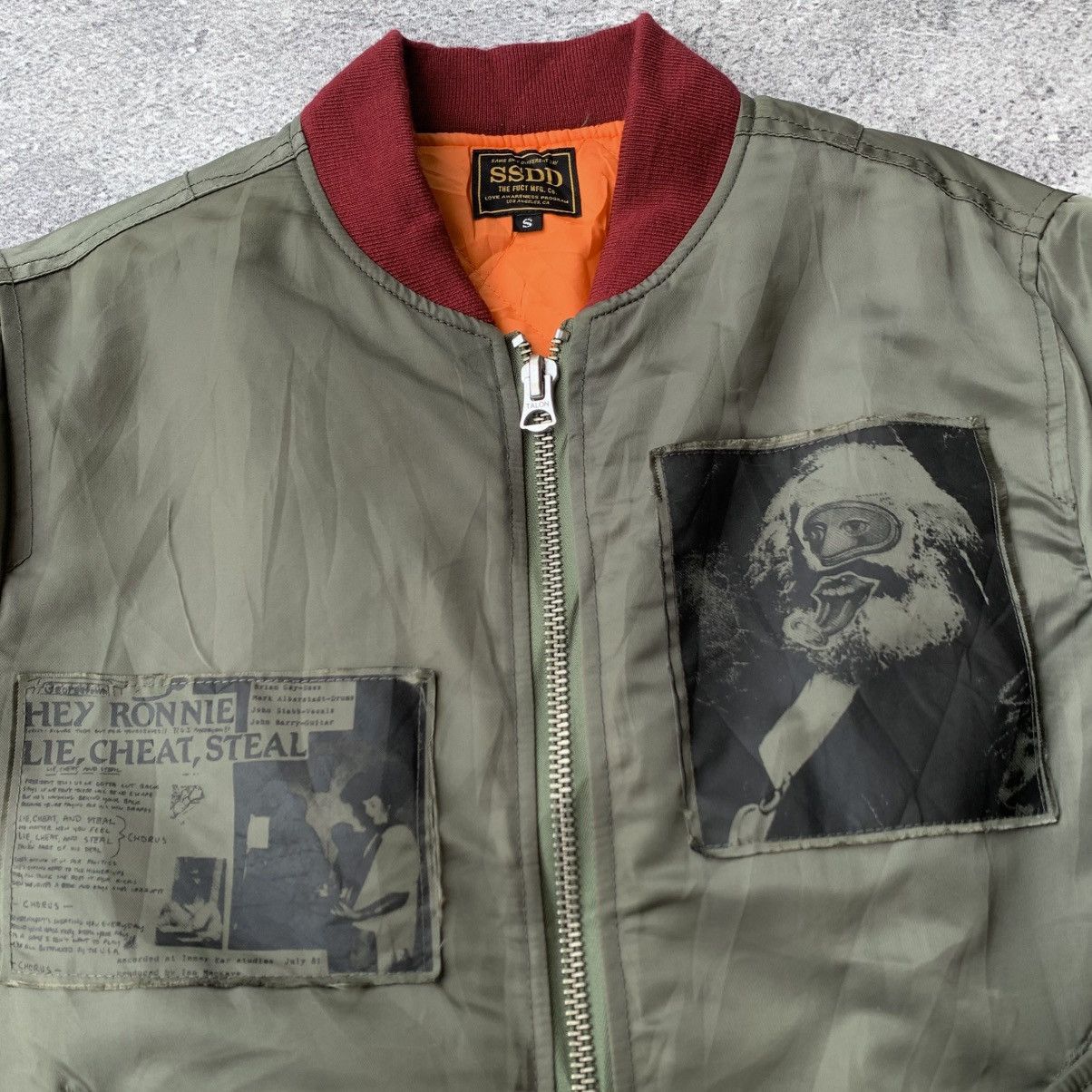 FUCT × Japanese Brand Fuct SSDD Patch Bomber Type Ma-1 Jacket Size US S / EU 44-46 / 1 - 4 Thumbnail