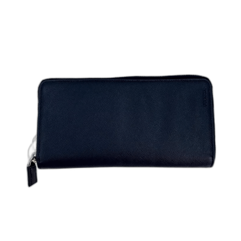 Prada Prada Blue Leather Long Wallet Clutch -2505 Size ONE SIZE - 1 Thumbnail
