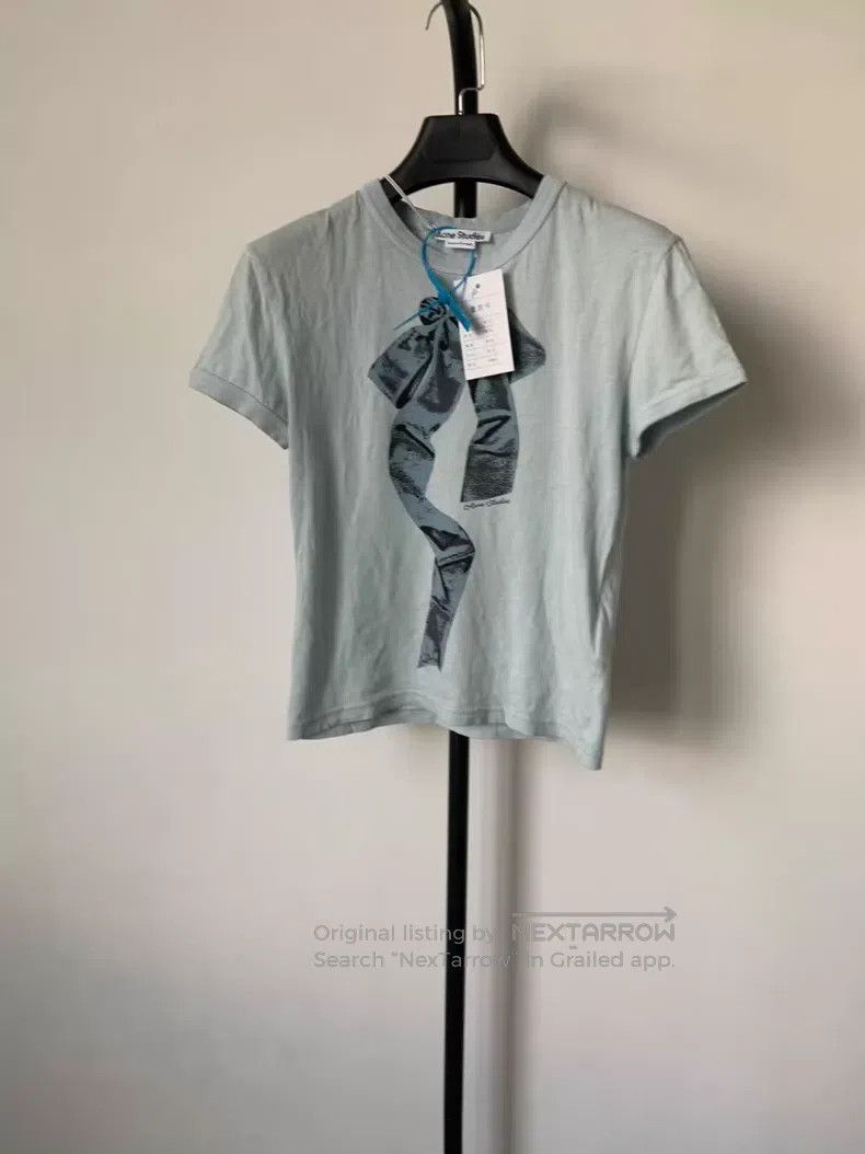 Acne Studios Acne Studios Bow Tie Pattern Printed Retro Casual Round Ne Size XXS / US 00 / IT 34 - 1 Thumbnail