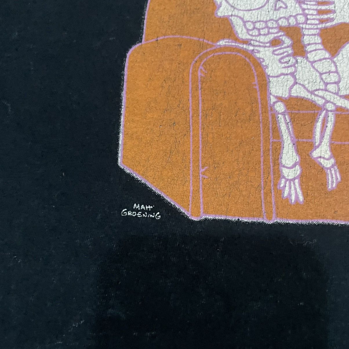 The Simpsons The Simpsons Treehouse of Horror Skeleton Family T-shirt Size US L / EU 52-54 / 3 - 8 Thumbnail
