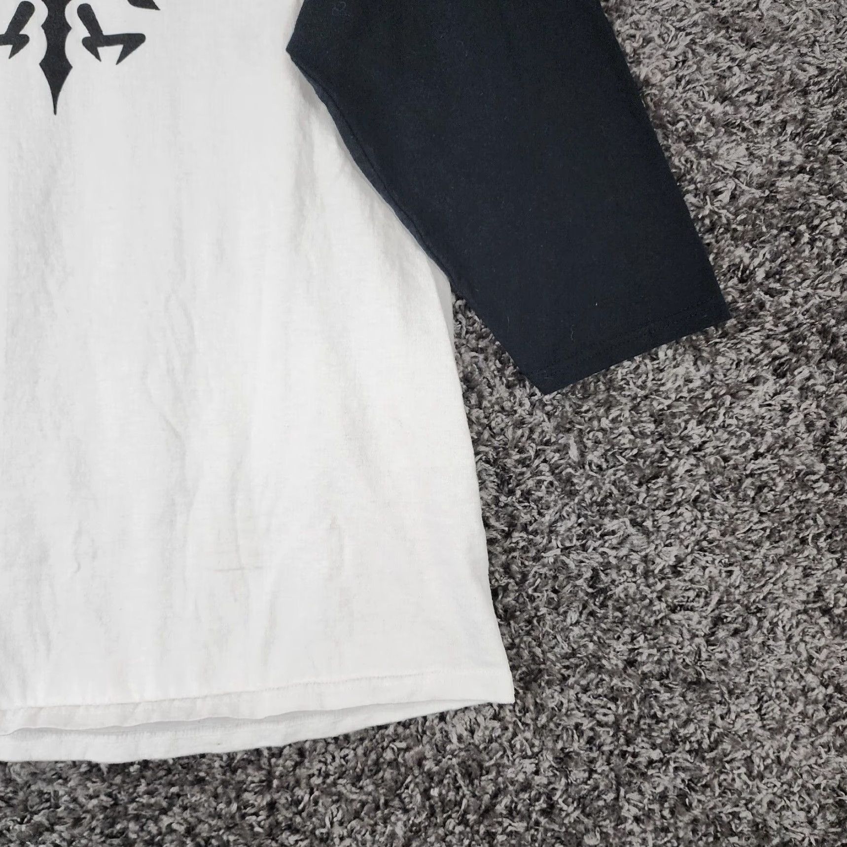 Vintage VINTAGE Zelda Shirt Mens 3/4 Sleeve Tee Size M White Graphic Cotton 100% Graphic Tee Mens Size US M / EU 48-50 / 2 - 2 Thumbnail