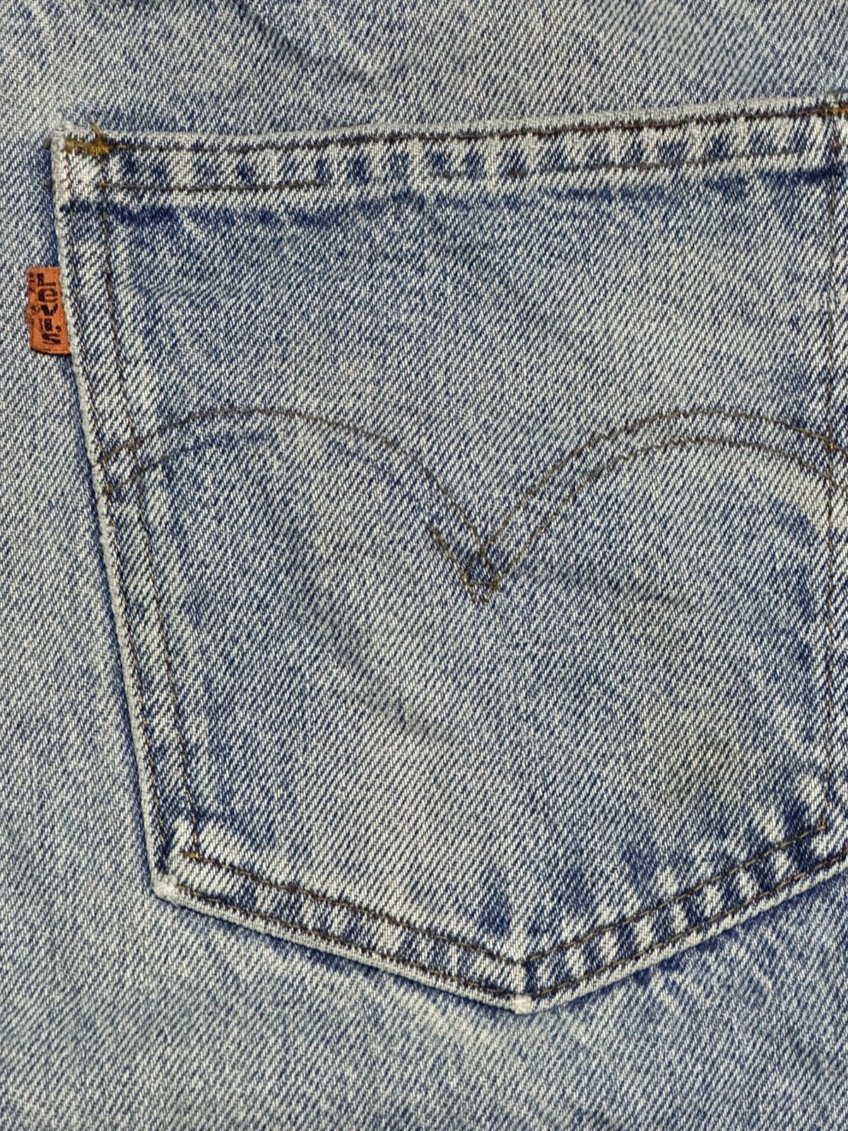 Levi's Levis 646 Vintage 70's Hidden Tag Orange Tab With Wide Flare Size US 35 - 7 Thumbnail