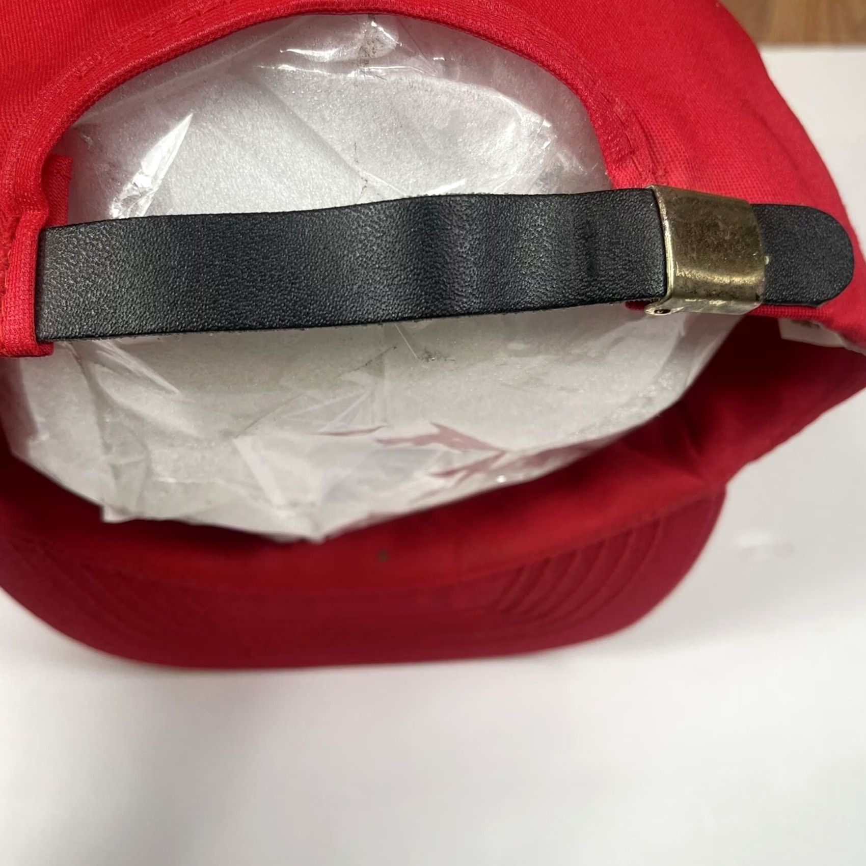 Vintage VINTAGE Identity Headwear Trucker Hat Cap Red Adult Men Adjustable Rope Electric Solomon Electric Rope Adjustable Trucker Hat Red Size ONE SIZE - 7 Thumbnail