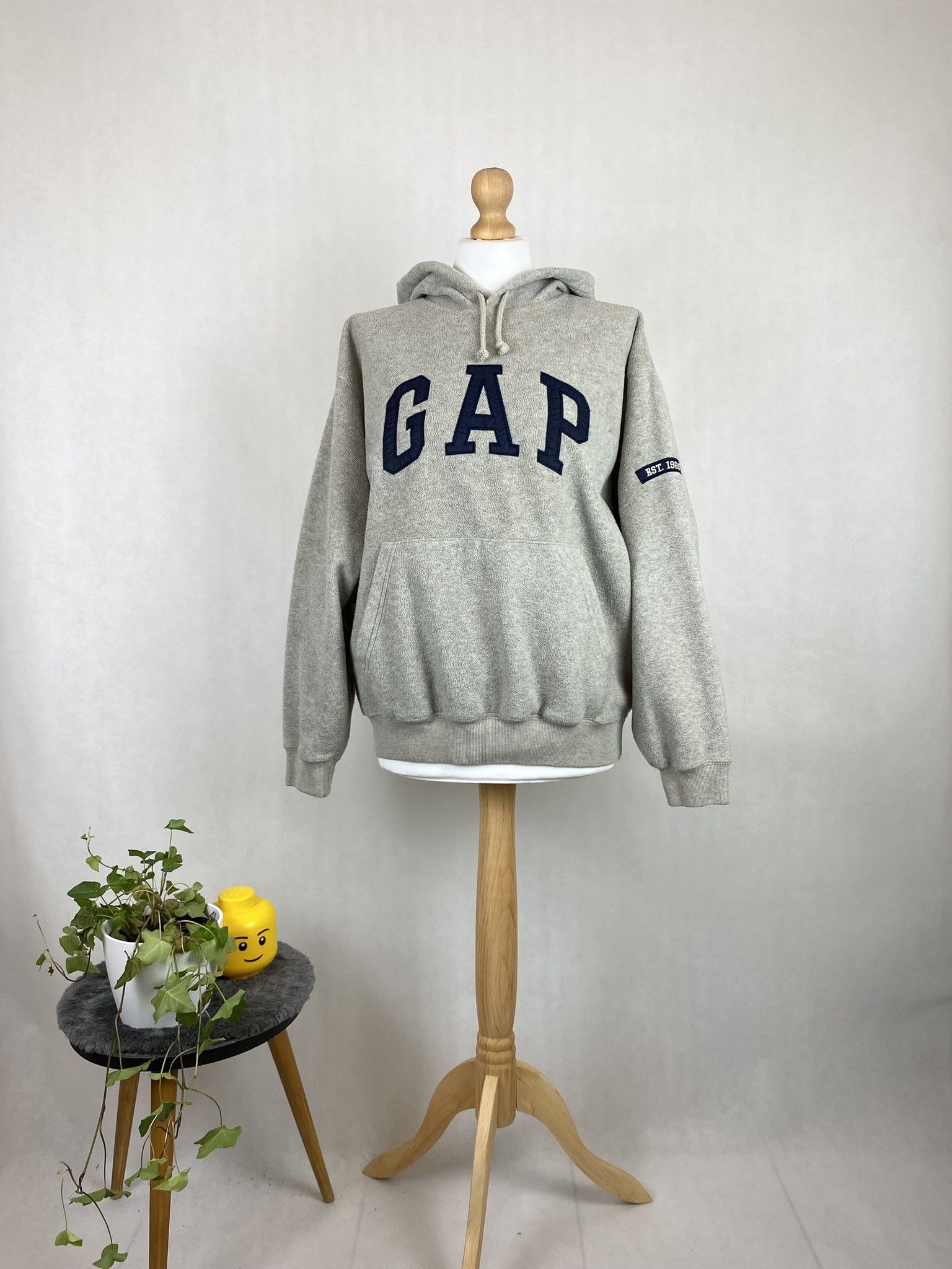 Gap gap hoodie fleece big logo spellout sweatshirt Size US M / EU 48-50 / 2 - 2 Thumbnail