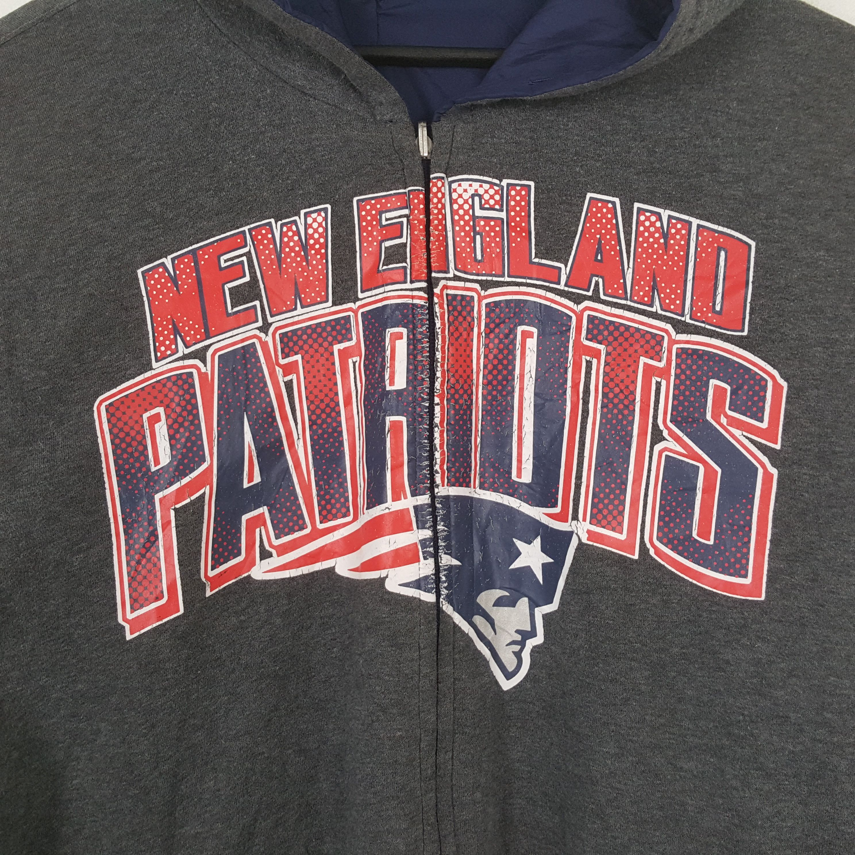 NFL NEW ENGLAND PATAIOTS Football Team Reversible Hoodies C288N2 Size US XL / EU 56 / 4 - 2 Thumbnail
