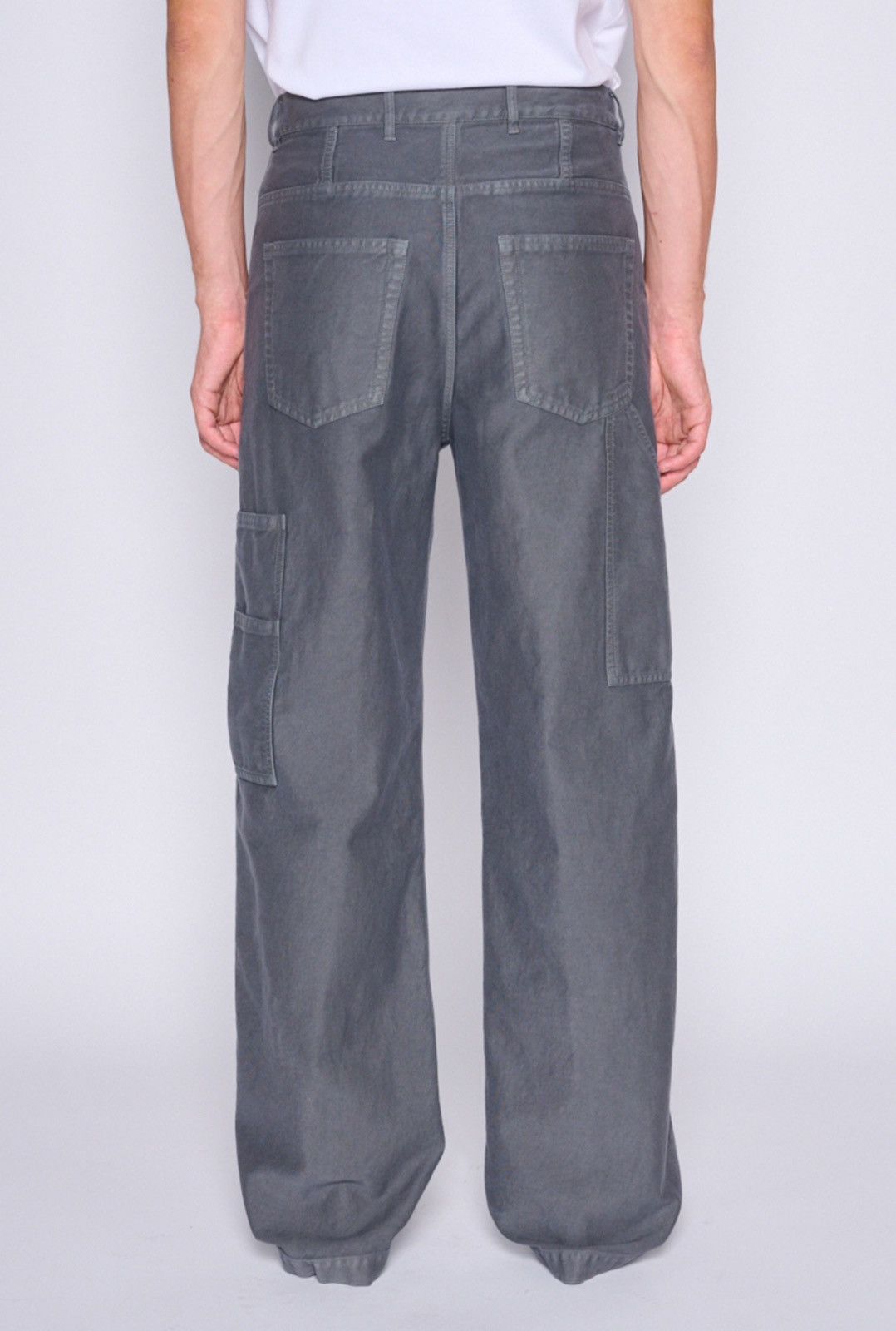 Dries Van Noten Last Size Dries Van Noten Gray Straight-Leg Pants Size US 36 / EU 52 - 5 Thumbnail