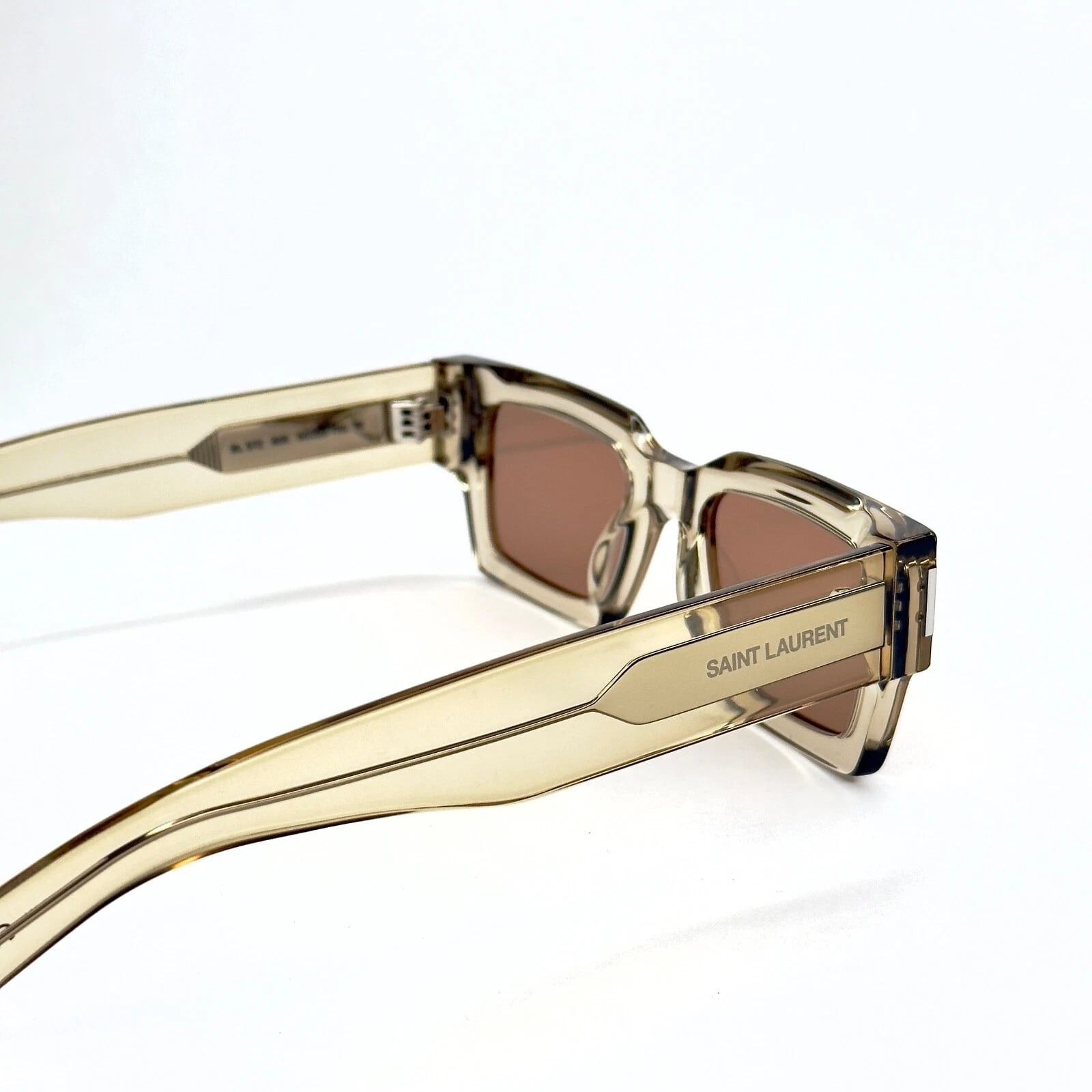 Yves Saint Laurent SAINT LAURENT Naked Wirecore SL 572 SL572 006 Sunglasses Size ONE SIZE - 4 Thumbnail