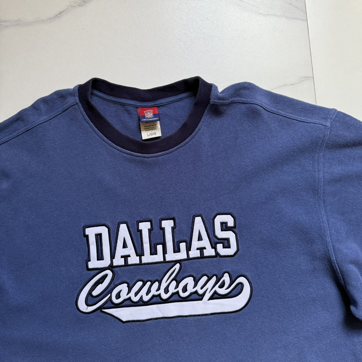 Reebok Vintage Y2K Reebok Gridiron Dallas Cowboys Sweat Size US L / EU 52-54 / 3 - 4 Thumbnail