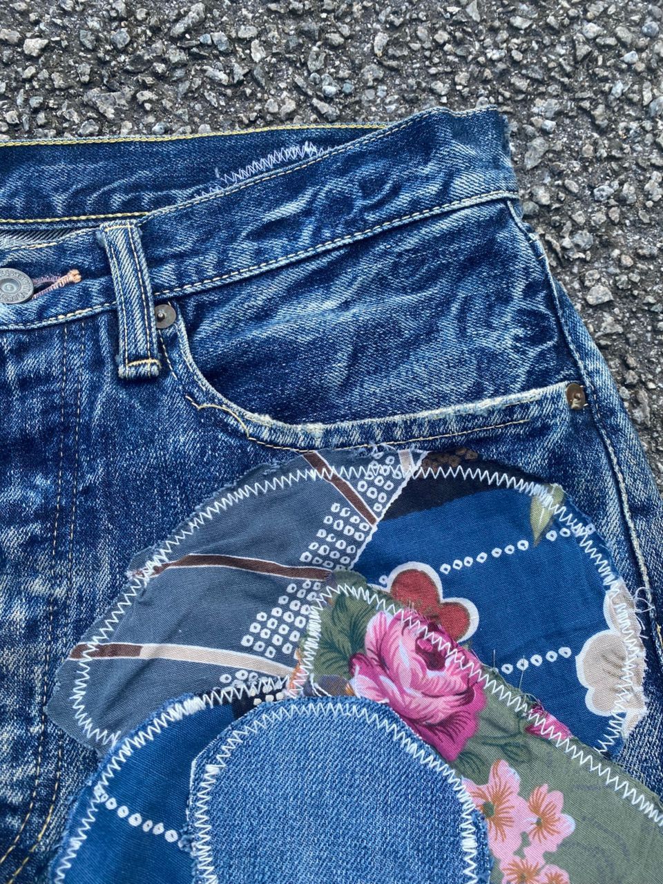 Kapital VINTAGE KAPITAL KIRO HIRATA HIPPIE SELVEGDE DENIM Size US 33 - 4 Thumbnail