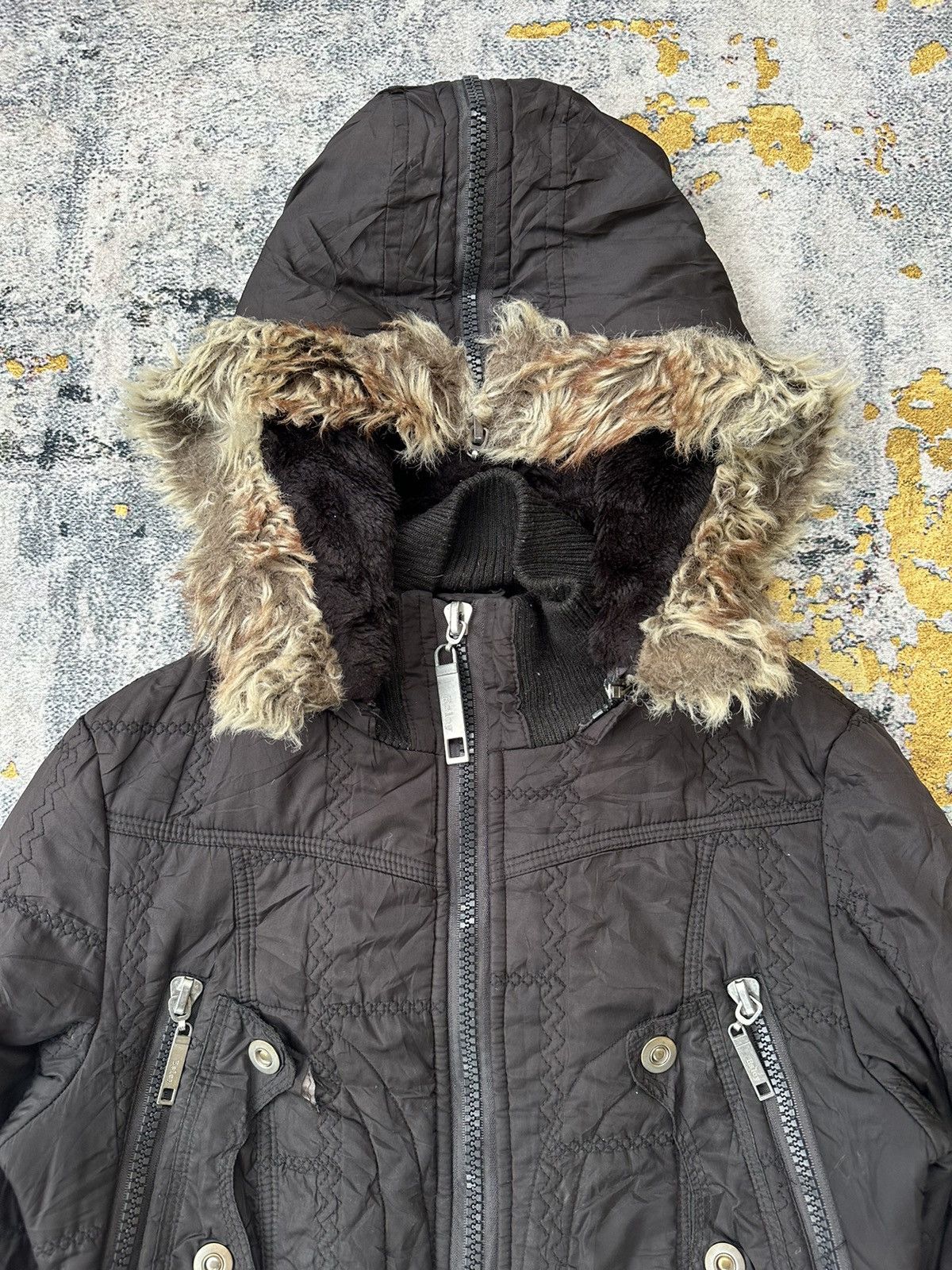 Beauty Beast ESLEY AVANT GARDE IF SIX WAS NINE GOA STYLE PUFFER JACKET Size M / US 6-8 / IT 42-44 - 3 Thumbnail
