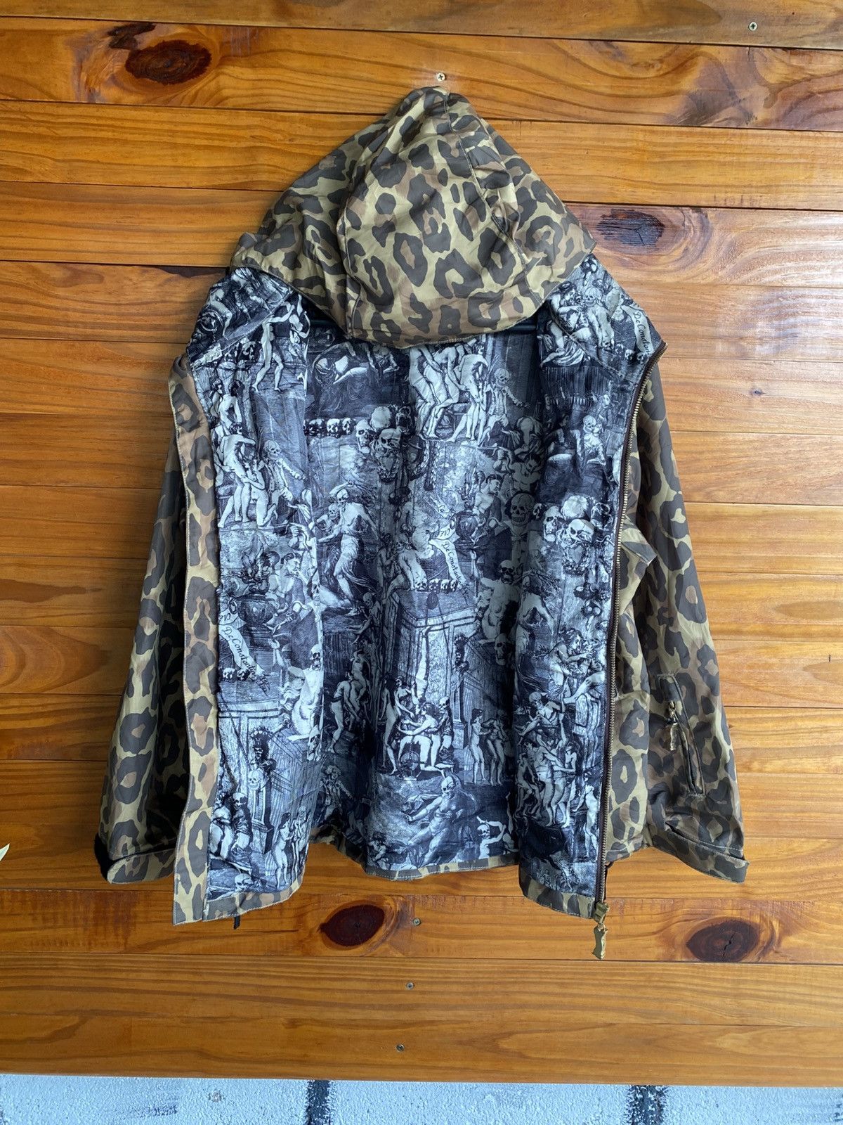 Japanese Brand RNA Inc Leopard Print Hooded Jacket – Vintage Streetwear Size US S / EU 44-46 / 1 - 9 Thumbnail