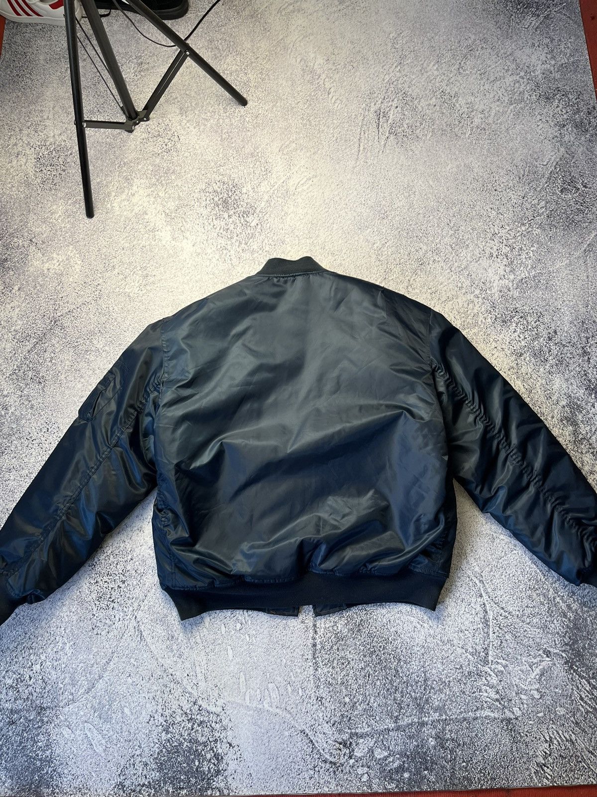 Vintage Vintage blue Reversible Bomber Jacket MA1 Size US XXL / EU 58 / 5 - 13 Thumbnail