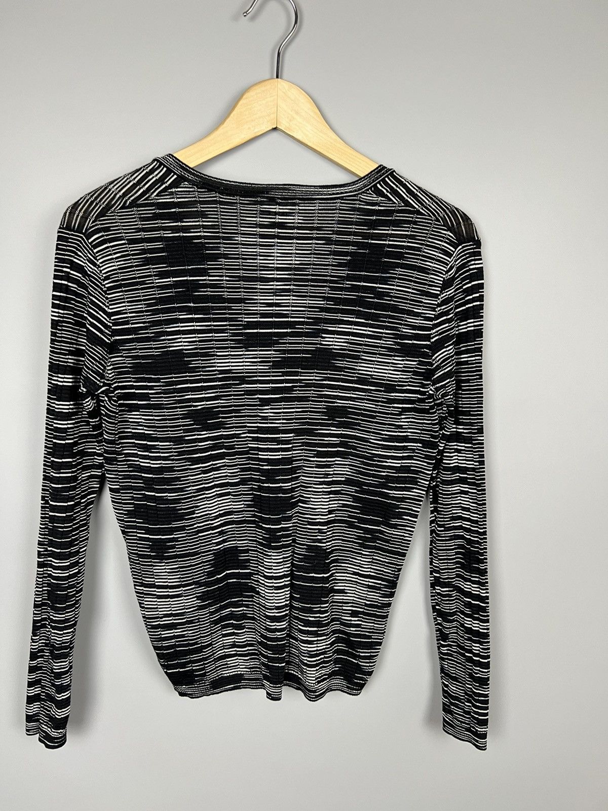 Missoni Sport V-neck Fine Knit Sweater